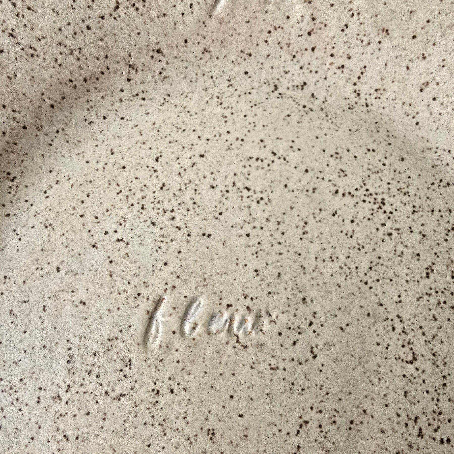 Flower print serving plate