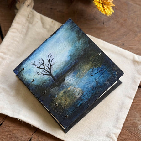 Hand Painted Mini Journal - Tranquil Stream