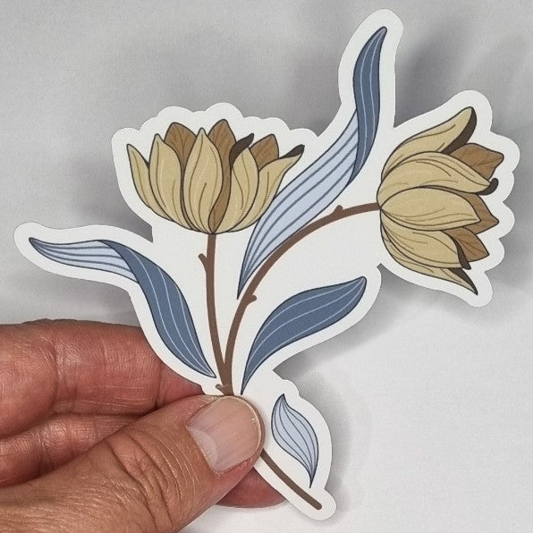 Reverie Botanical Flower Arts and Crafts Sticker