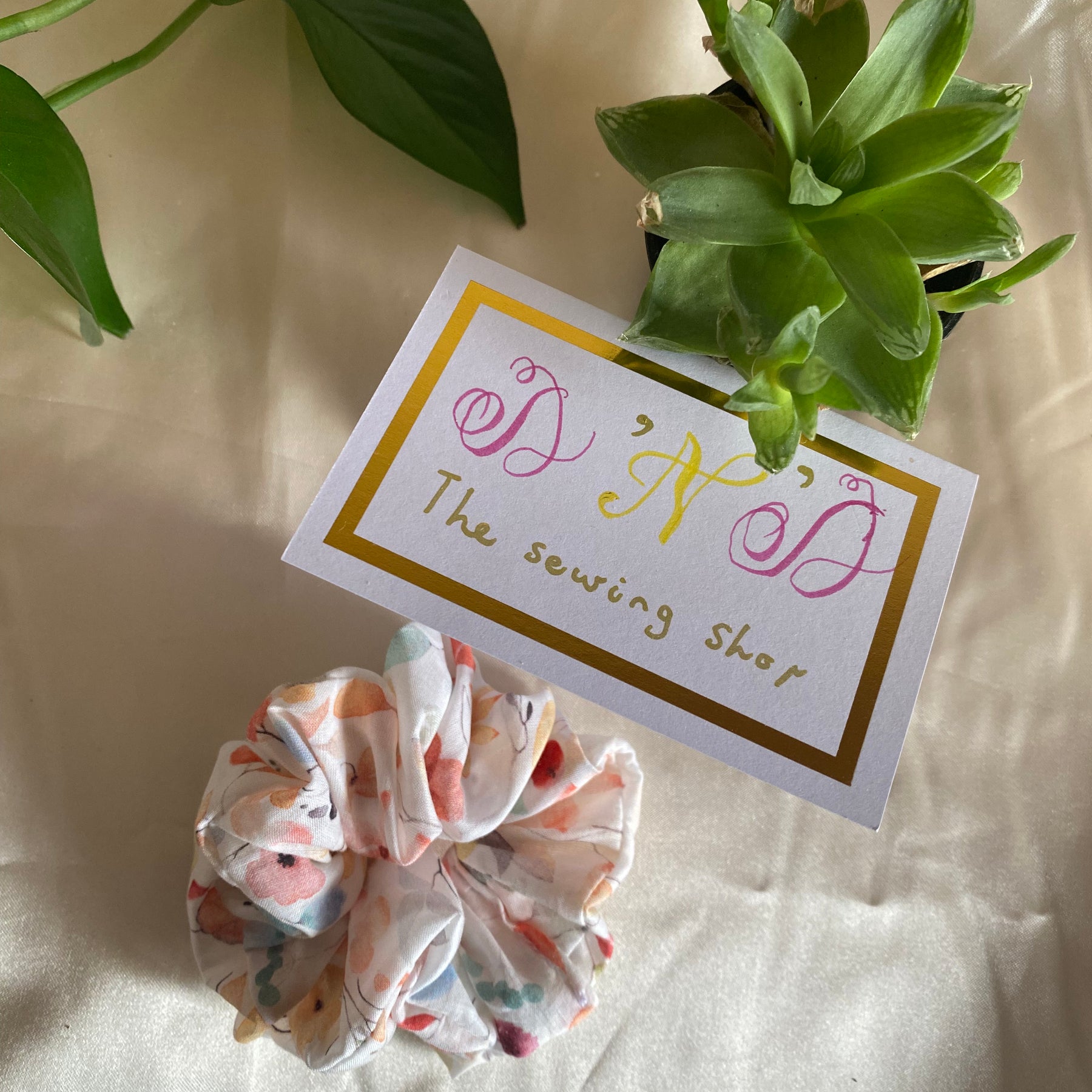 Spring Special Floral Fabric Scrunchies