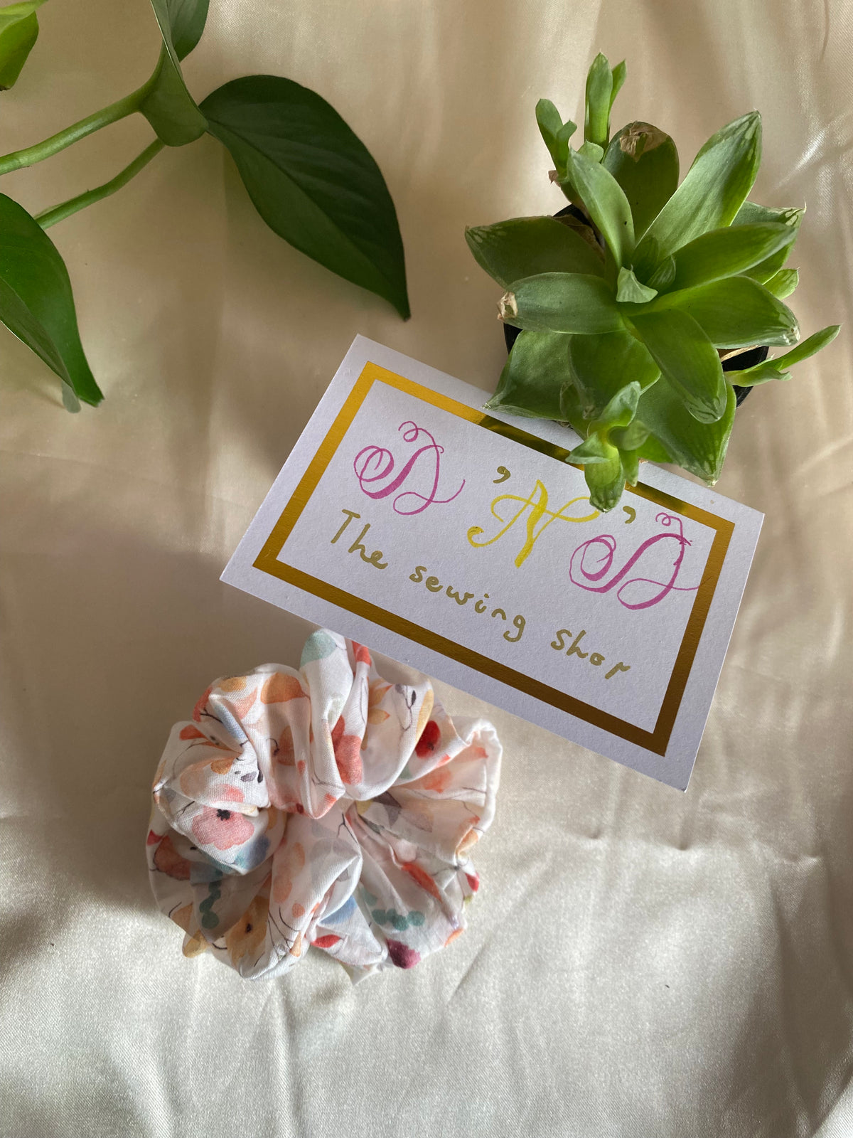 Spring Special Floral Fabric Scrunchies