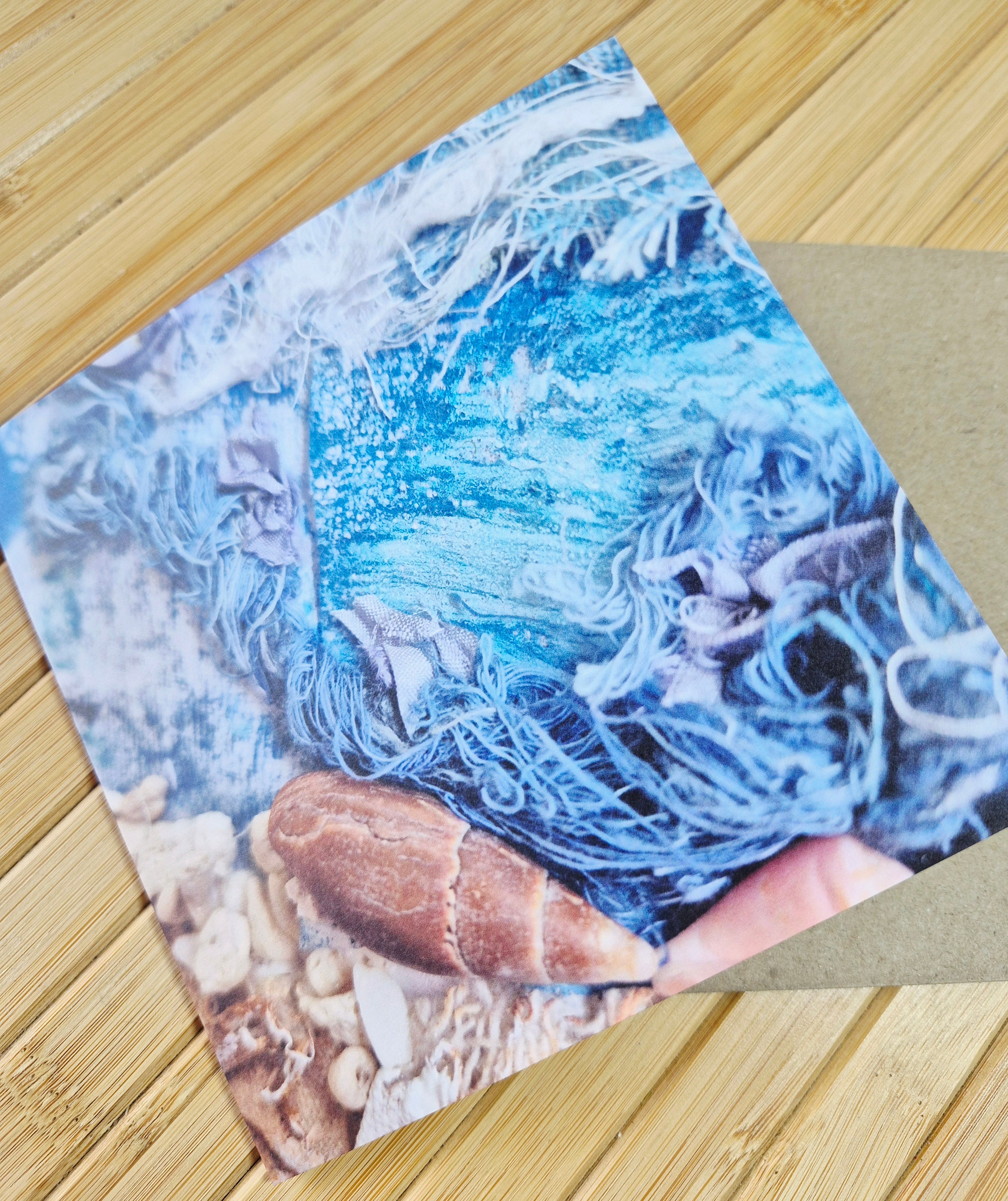 Blank Card - Blue seas