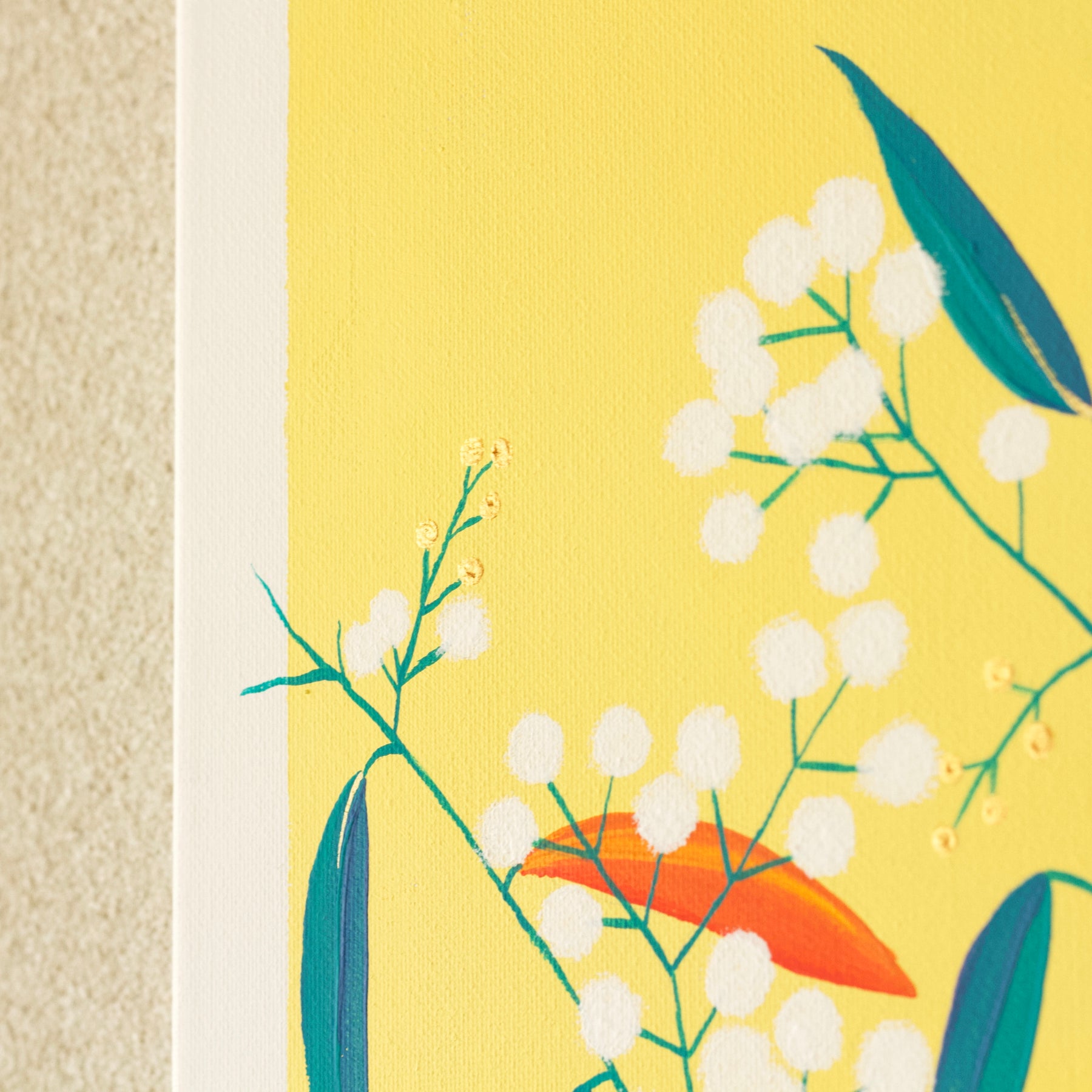 Wattle Acrylic Painting on Canvas