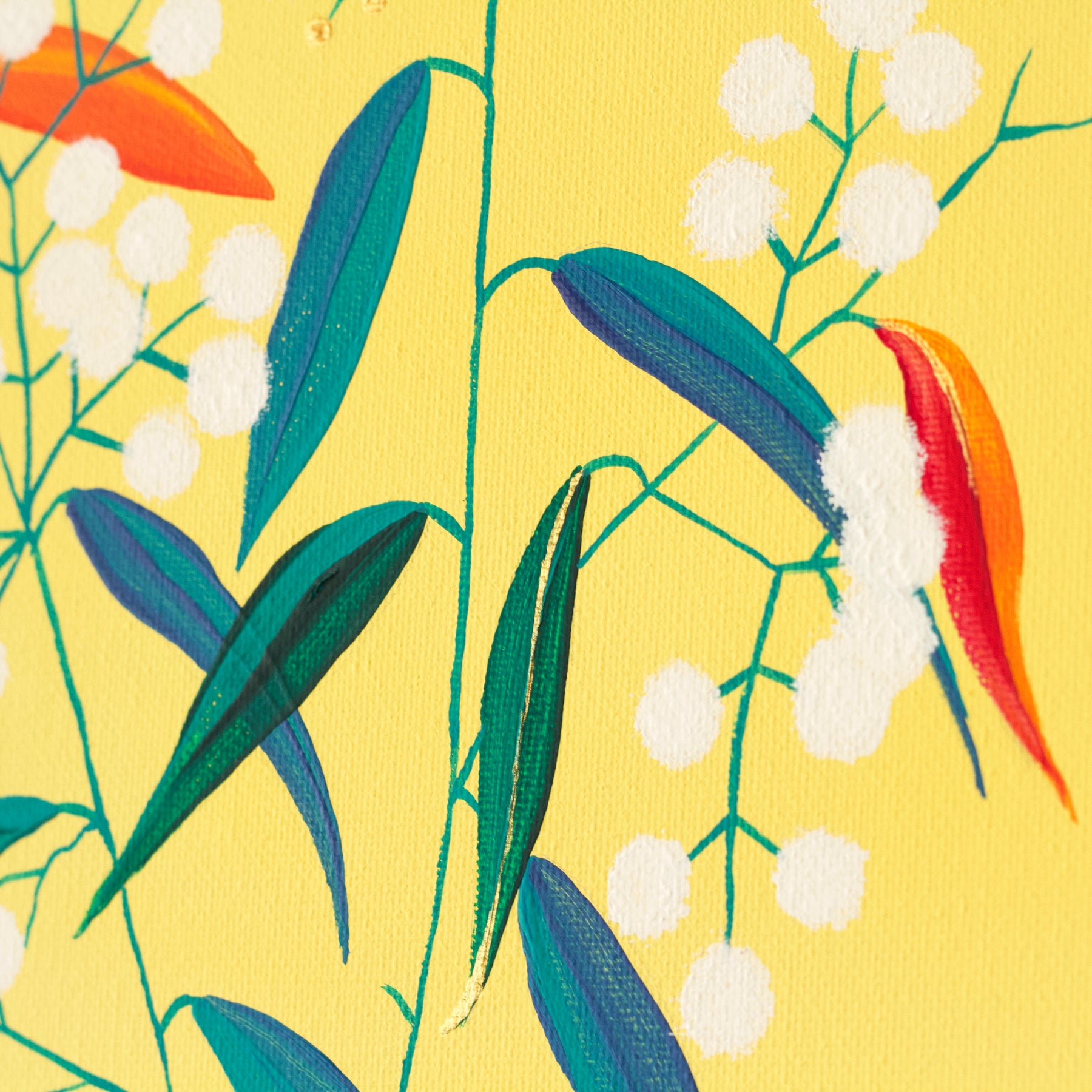 Wattle Acrylic Painting on Canvas