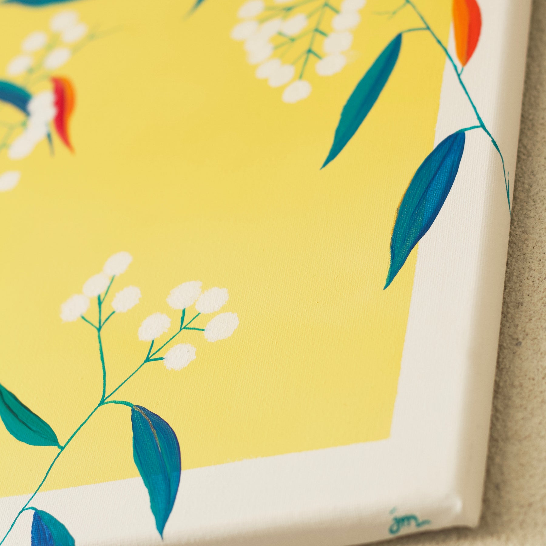 Wattle Acrylic Painting on Canvas