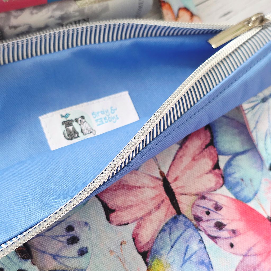 Butterfly Book Bag / Library Bag