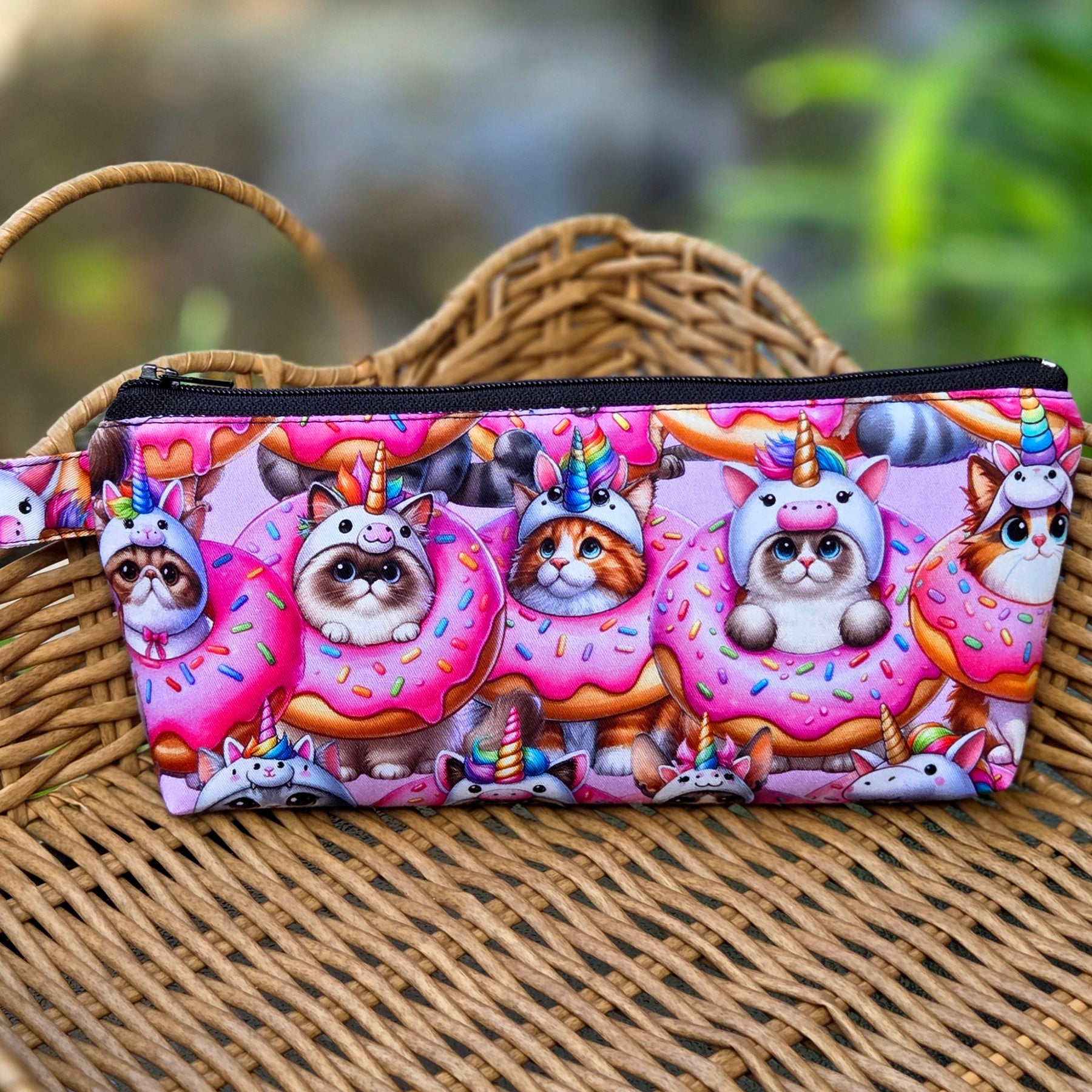 Pencil cases in pretty cat and dog fabrics