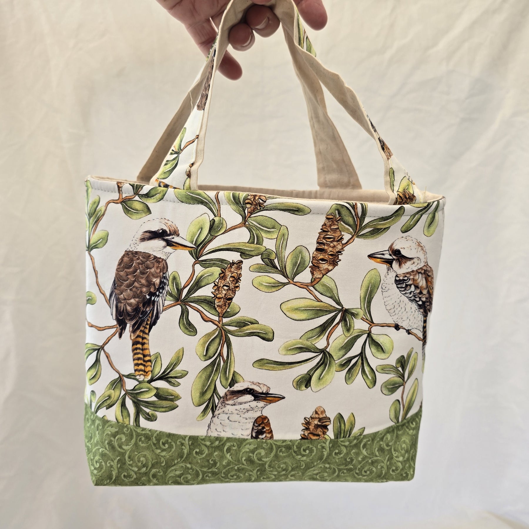 Handmade | Classic Handbag | Kookaburra | Australian Wildlife Collection