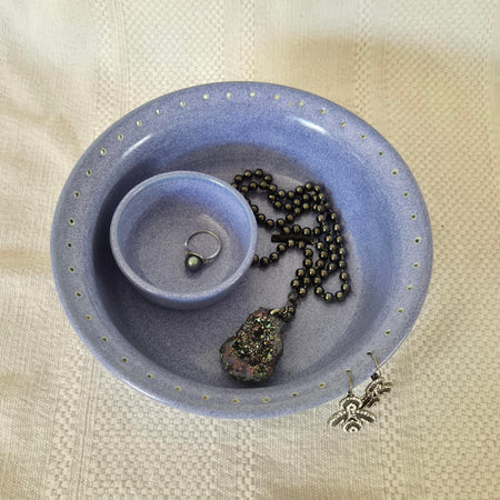 Violet Ceramic Jewellery Bowl