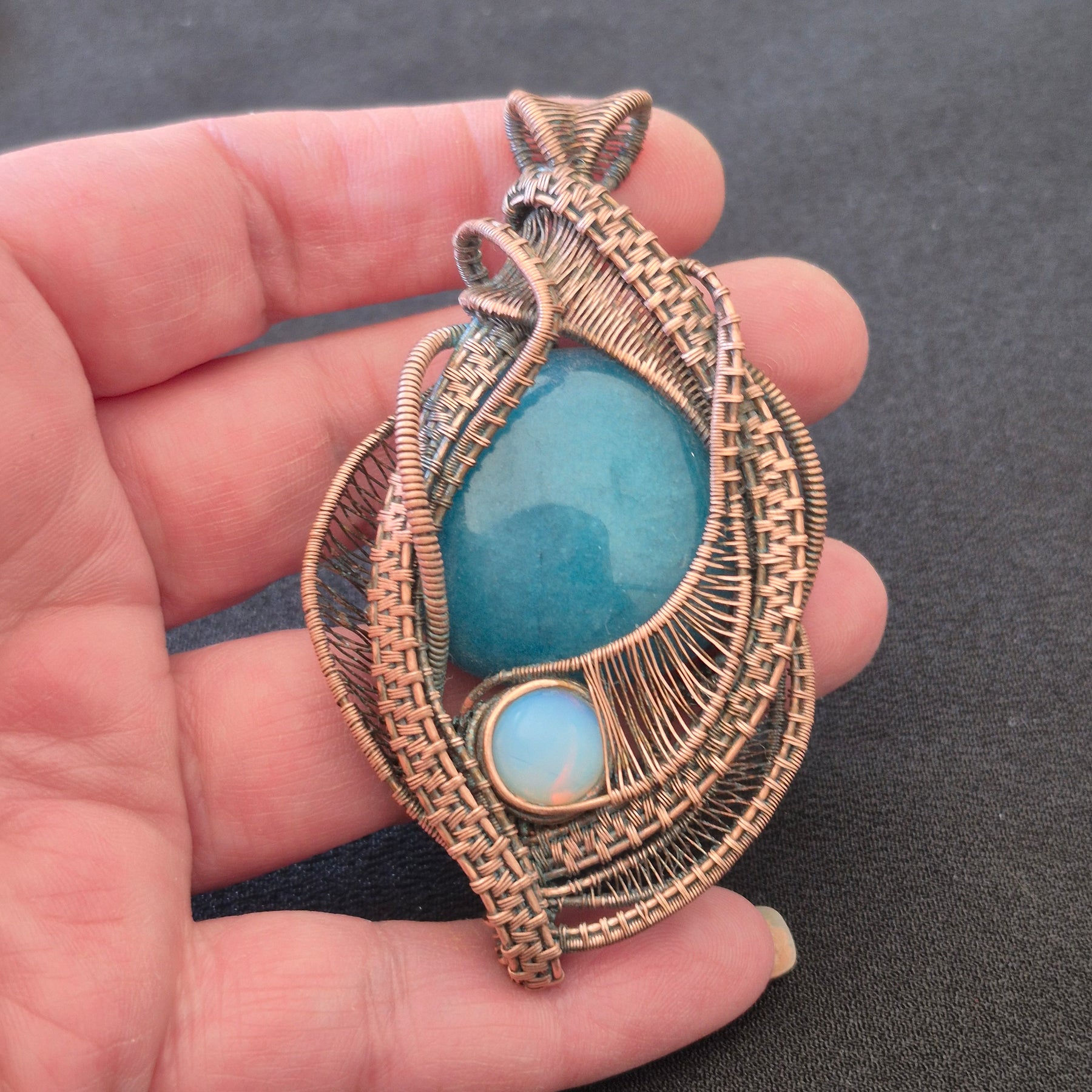 moonlight-billabong-blue-aventurine-opalite-pendant