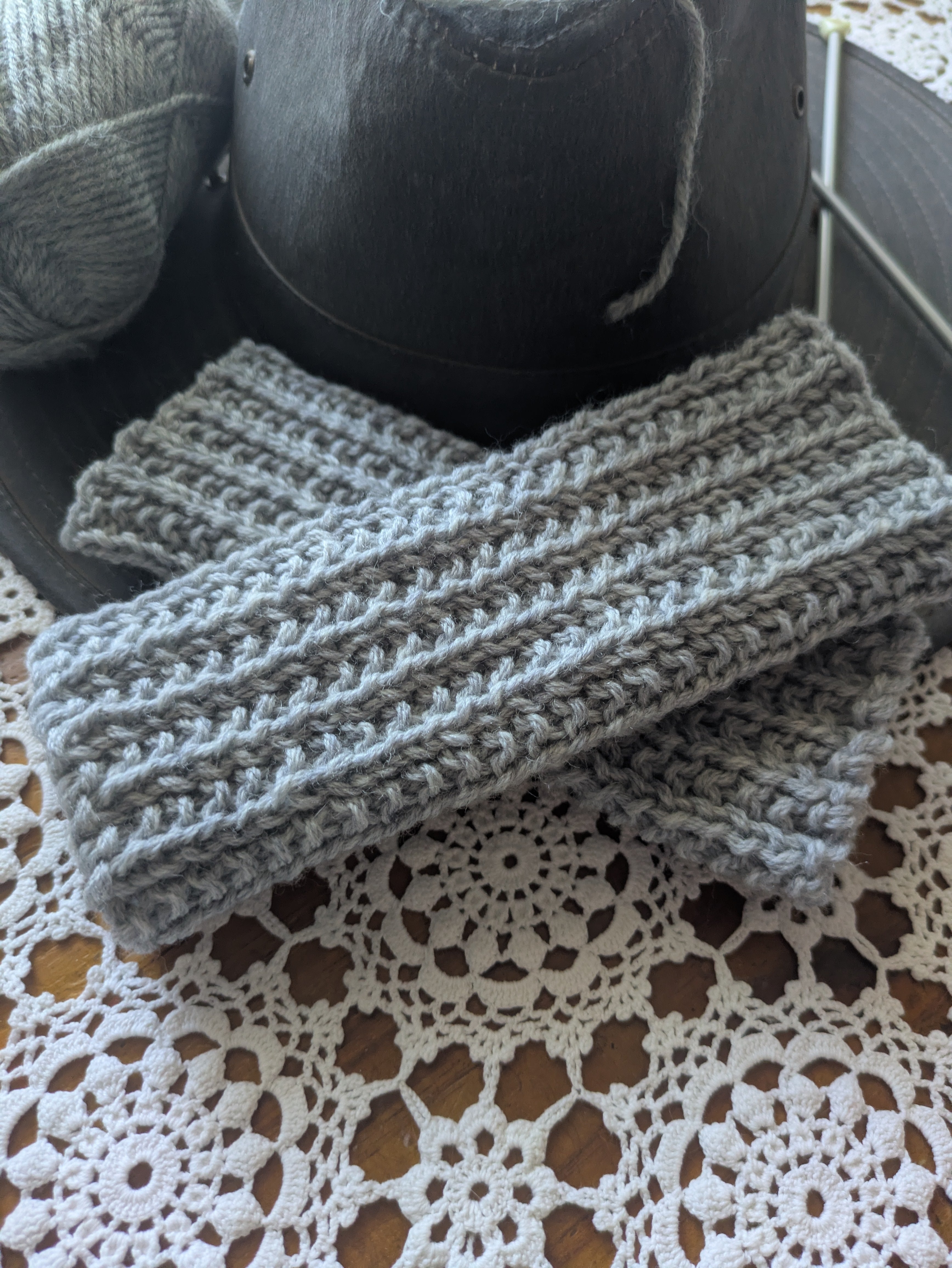 Drover Fingerless Mitts. Handknit Wool Wrist Warmers