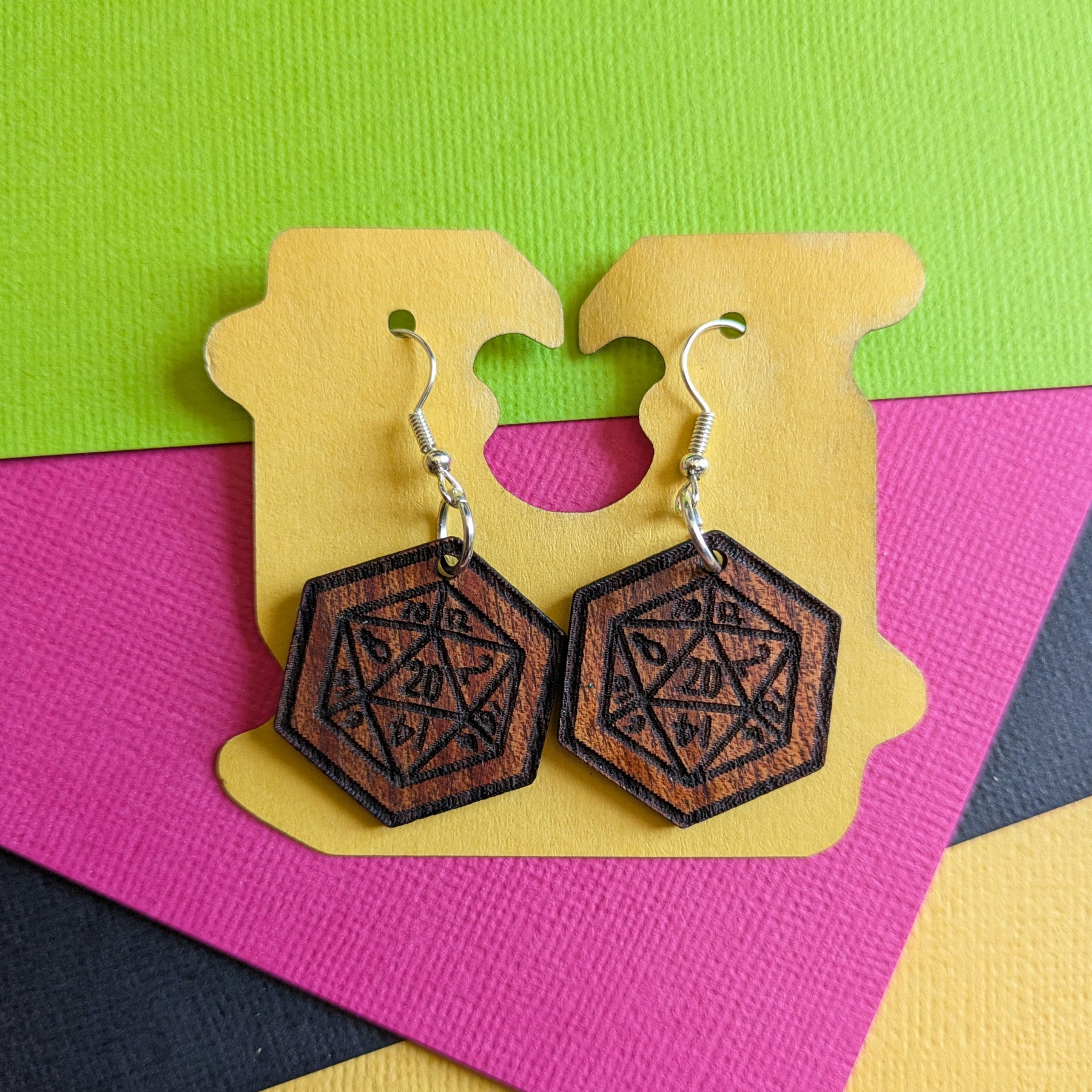 Whimsical Tasmanian Timber Earrings