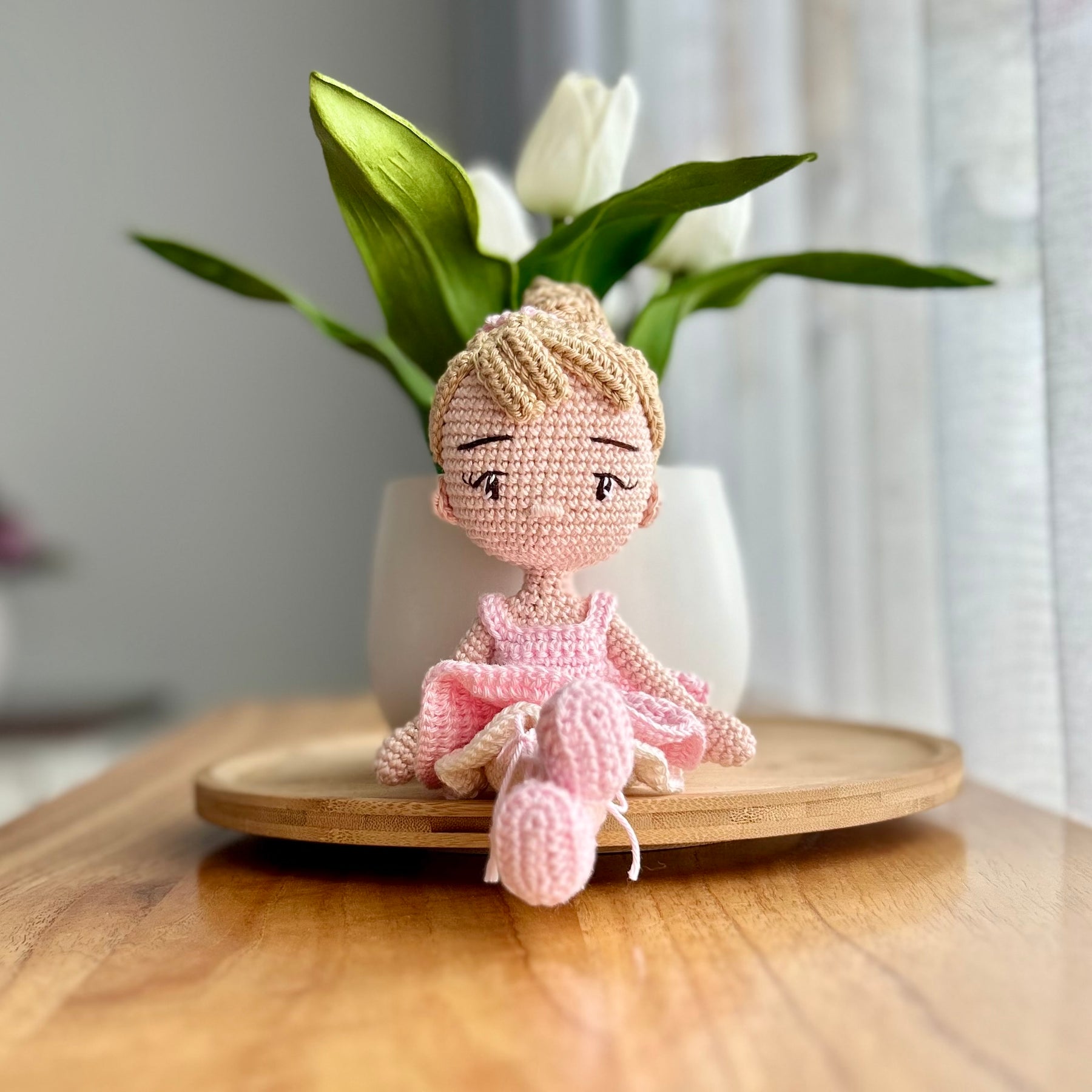 Clara | Crochet Ballerina Doll | 20cm | Ready to Ship