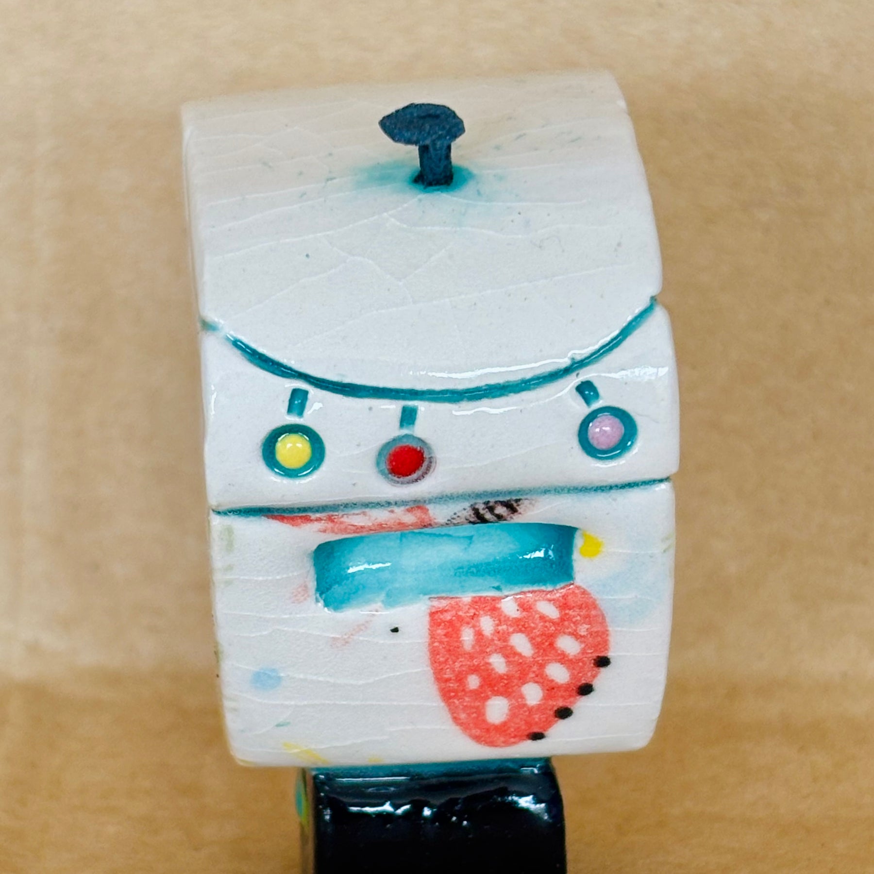 Small Retro Collectable Ceramic Caravan 1