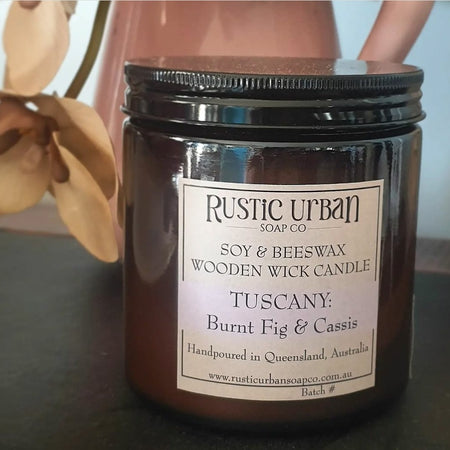 Wood Wick candle - Soy & Beeswax