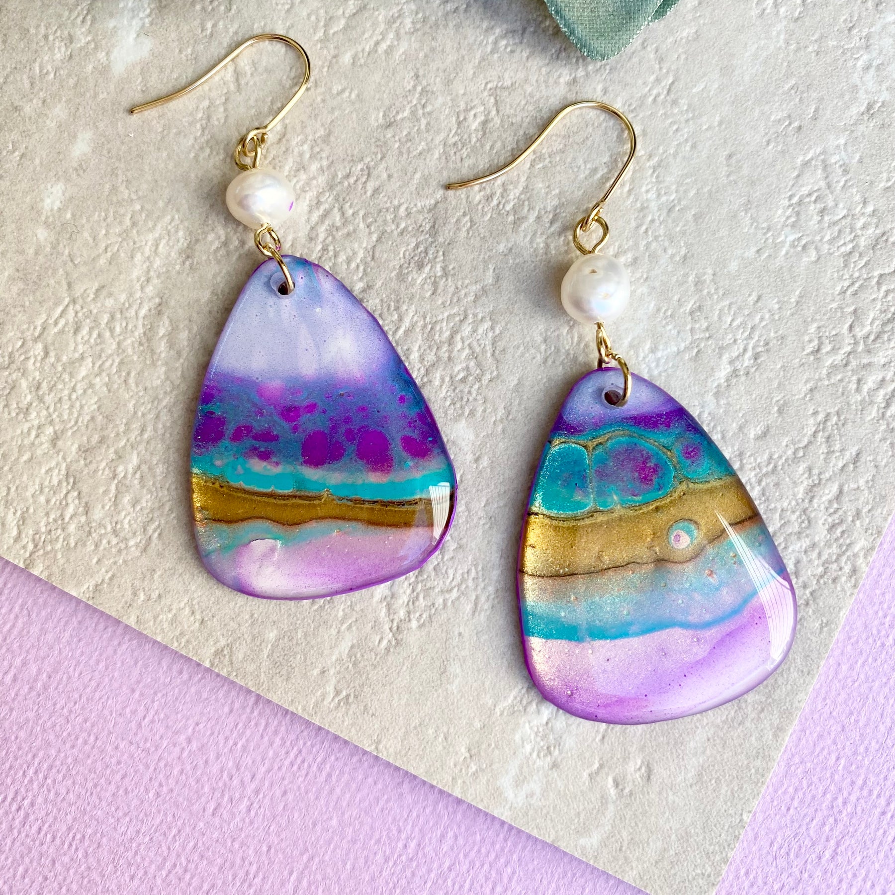 Freshwater Pearl Collection Dangle Earrings