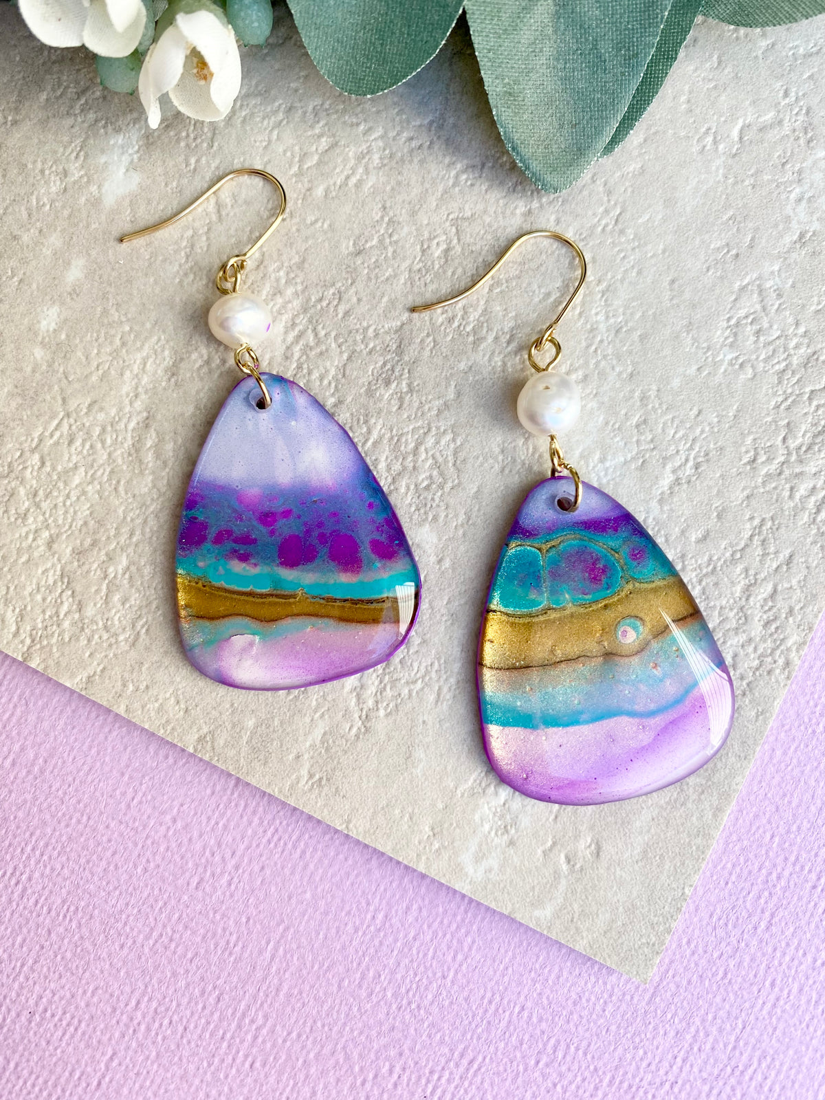 Freshwater Pearl Collection Dangle Earrings