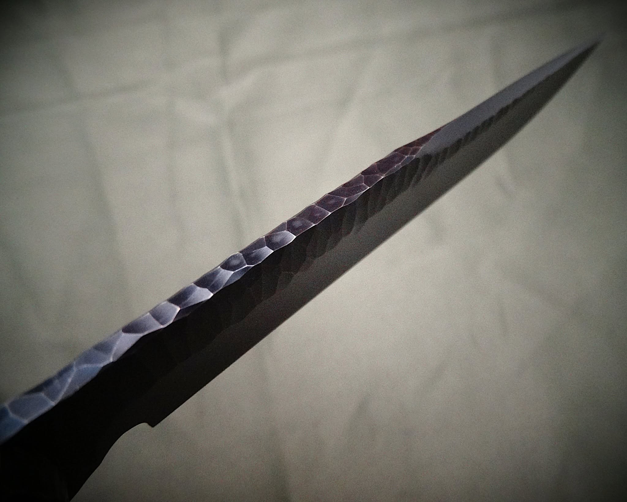 Knife outdoors unique leather steel art timber