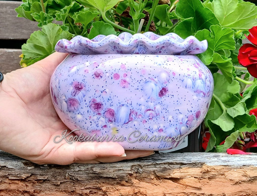 Ceramic African Violet Pot Self watering