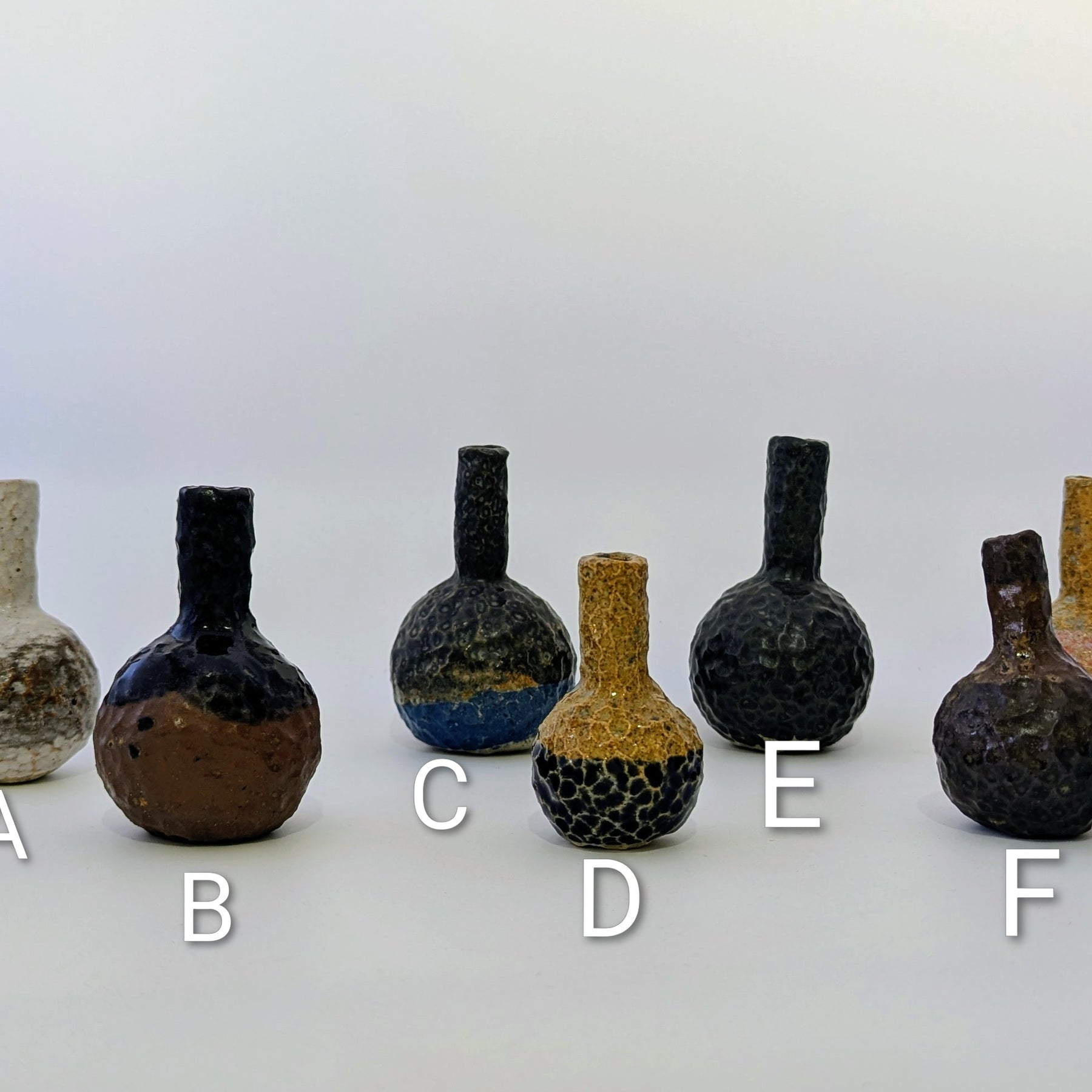 Mini Bubble Vase - Ornamental Ceramic Stoneware