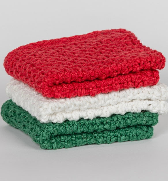 Reusable Cotton Wash Cloths - Set 3