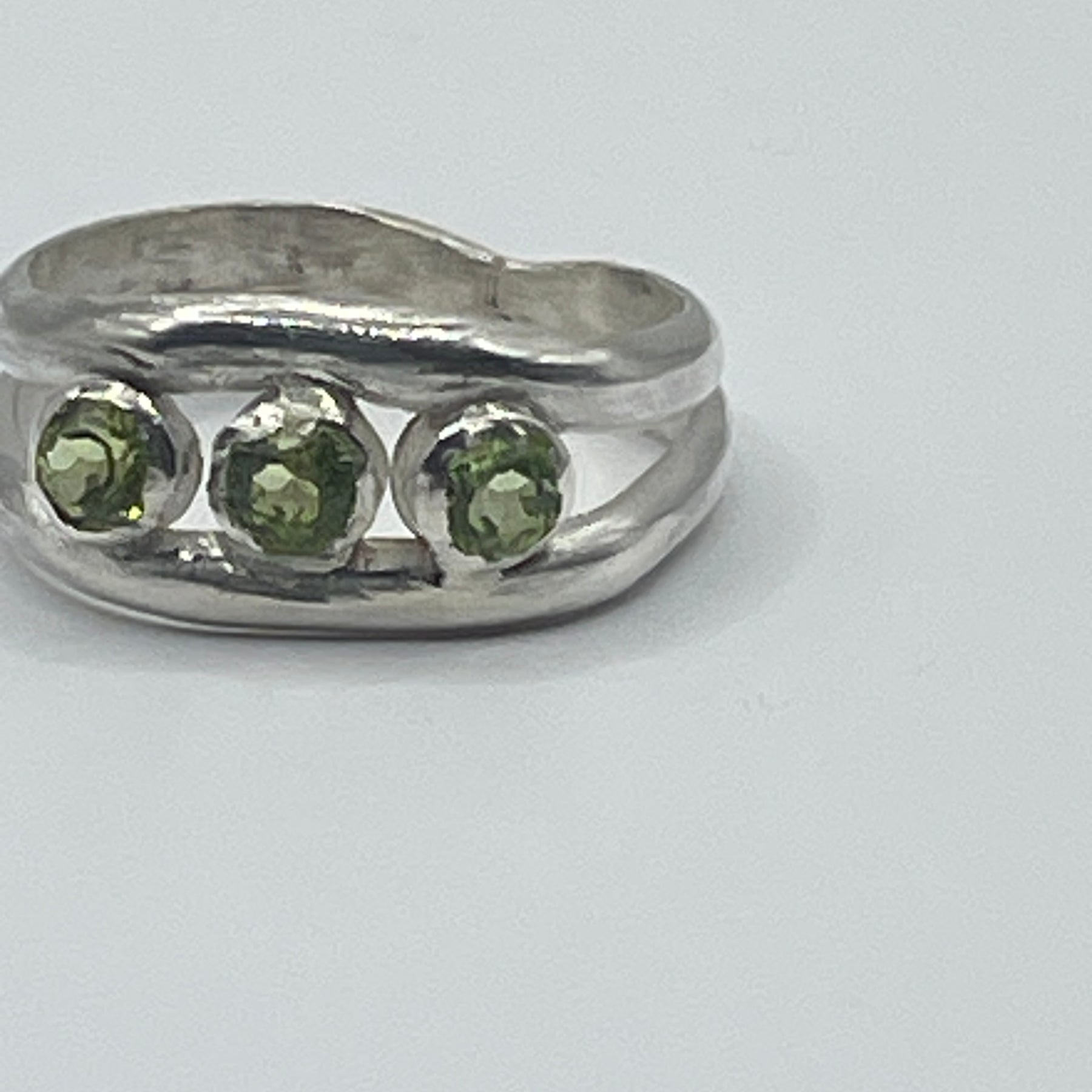 Sterling silver Peridot ring