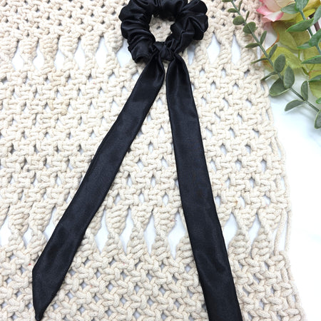 Satin Scrunchie Bow
