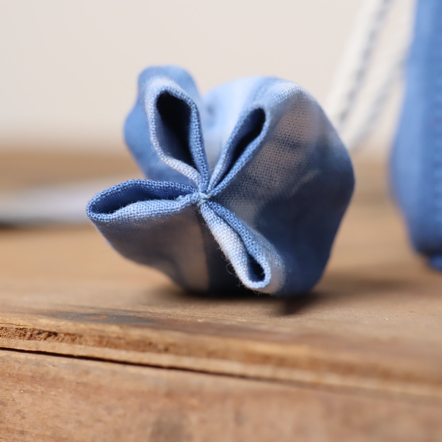 Hand Dyed Japanese Style Rice Bags, Komebukuro Bags