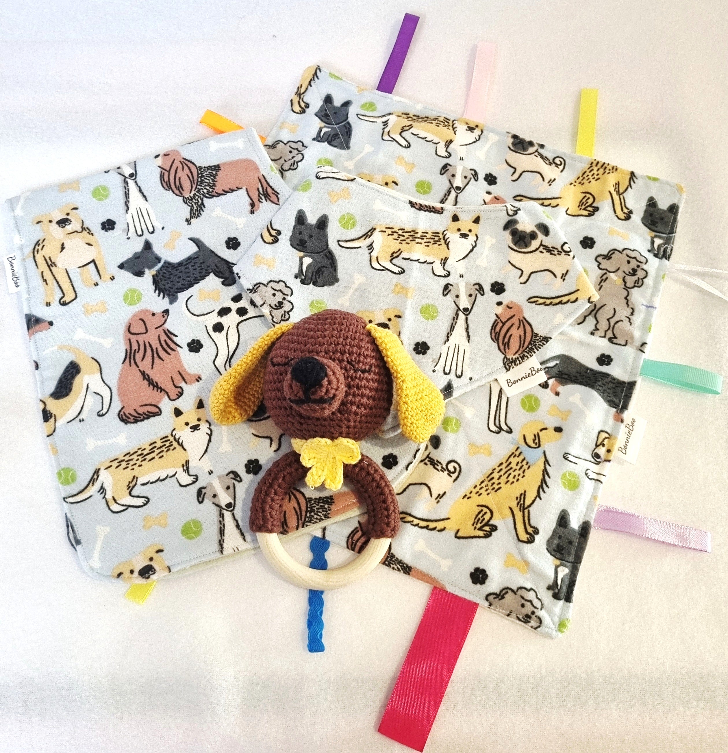 Baby Shower Gift Set | Puppy Themed | various styles| Handcrafted - BB02