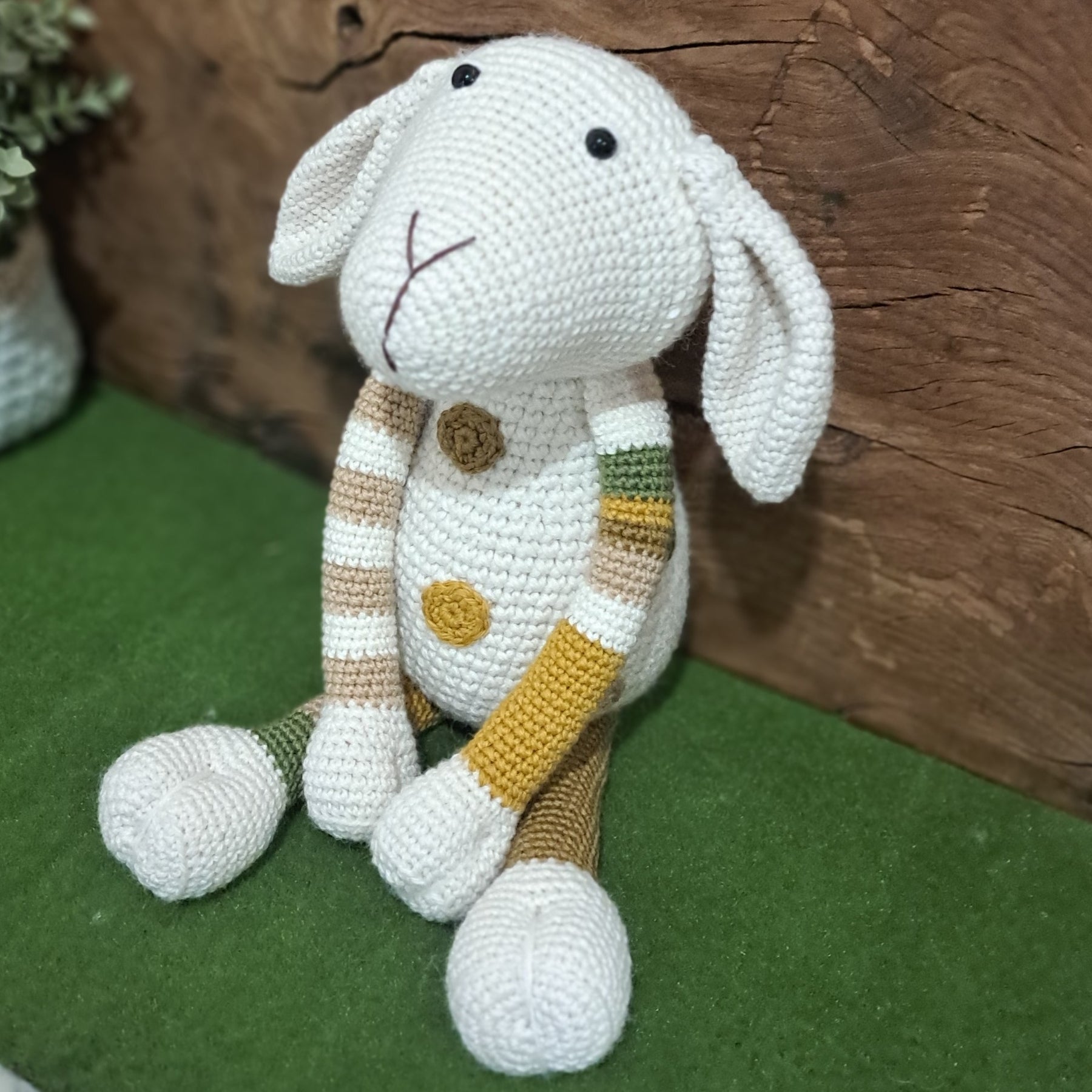 Crochet toy sheep, Australian wool