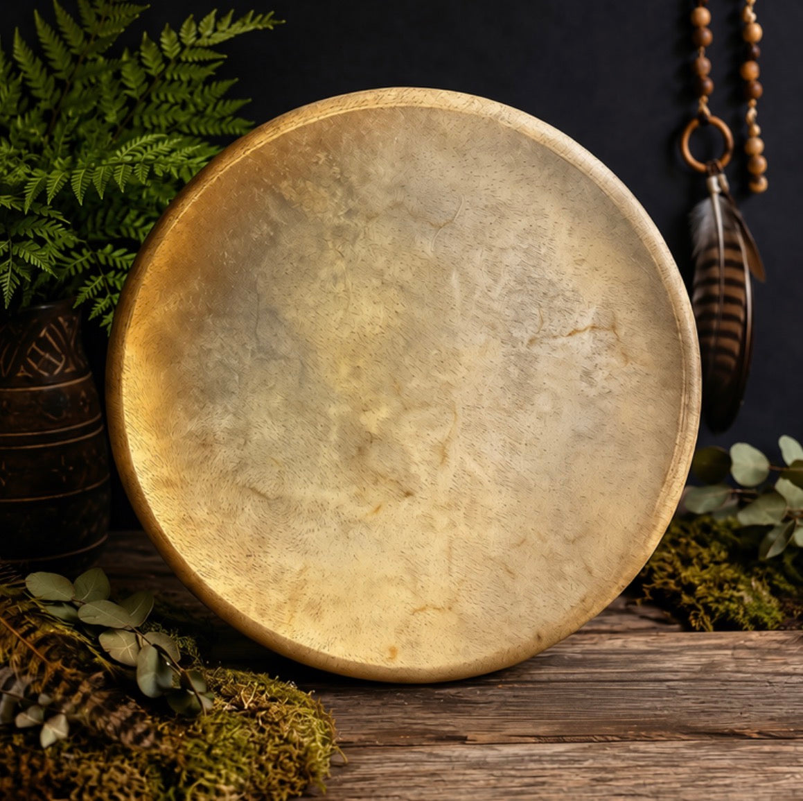 Spirit In her Hide - Medicine Drum 16”