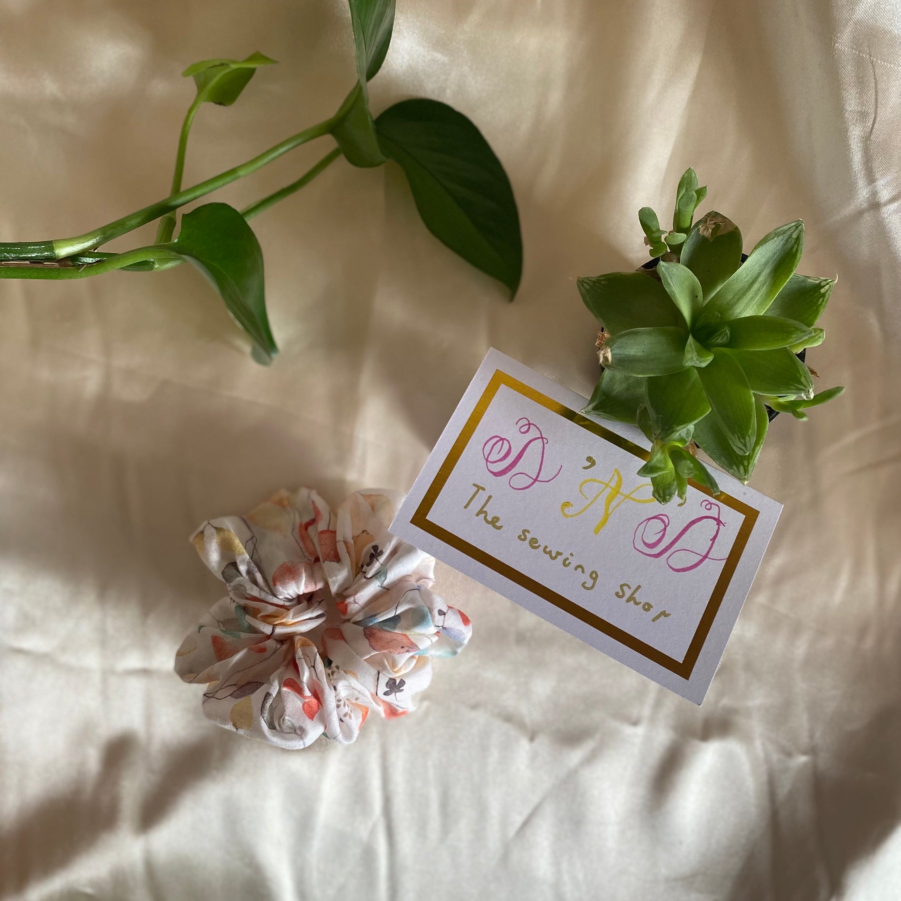 Spring Special Floral Fabric Scrunchies