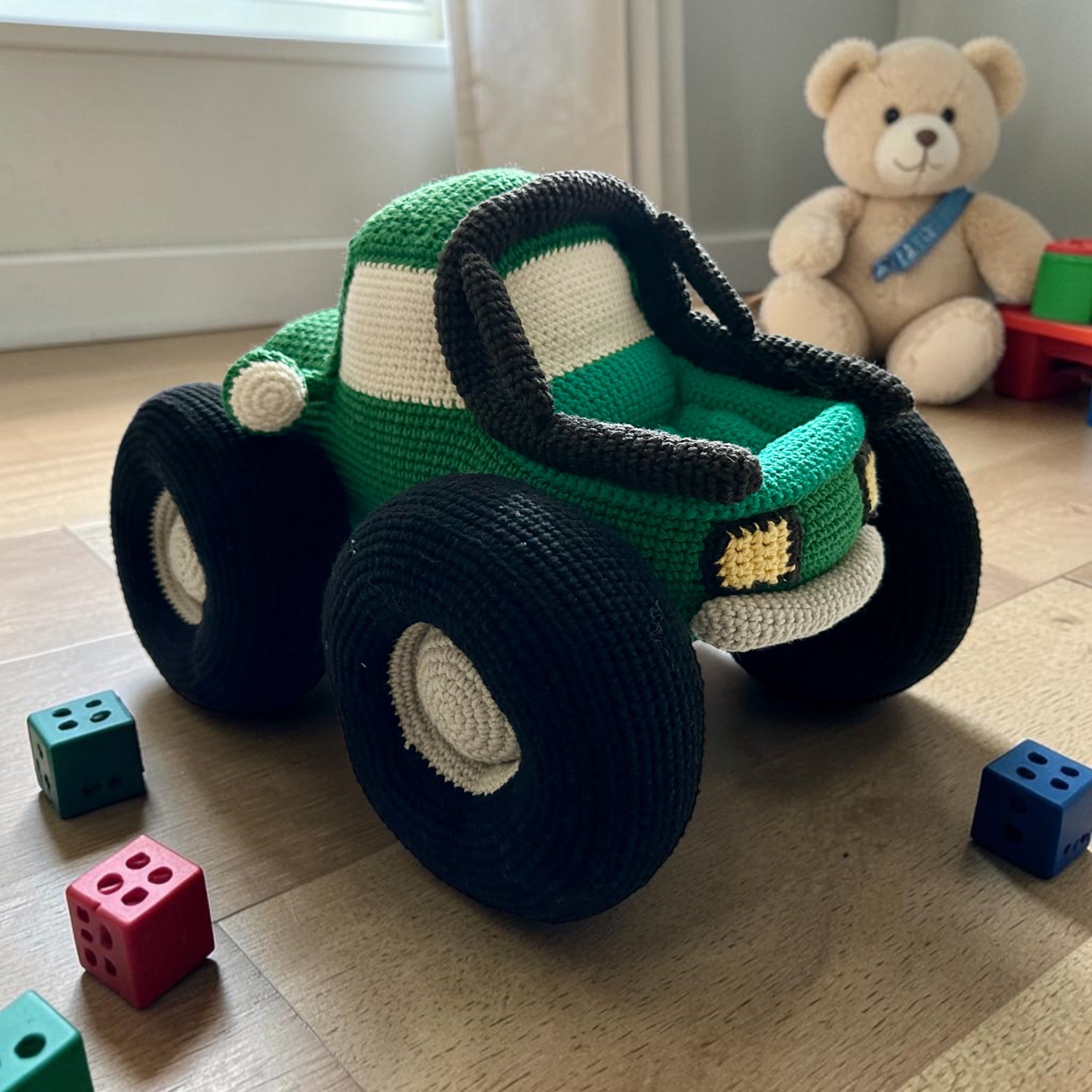 Crochet Monster Truck – Handmade Toy 🚜🧶