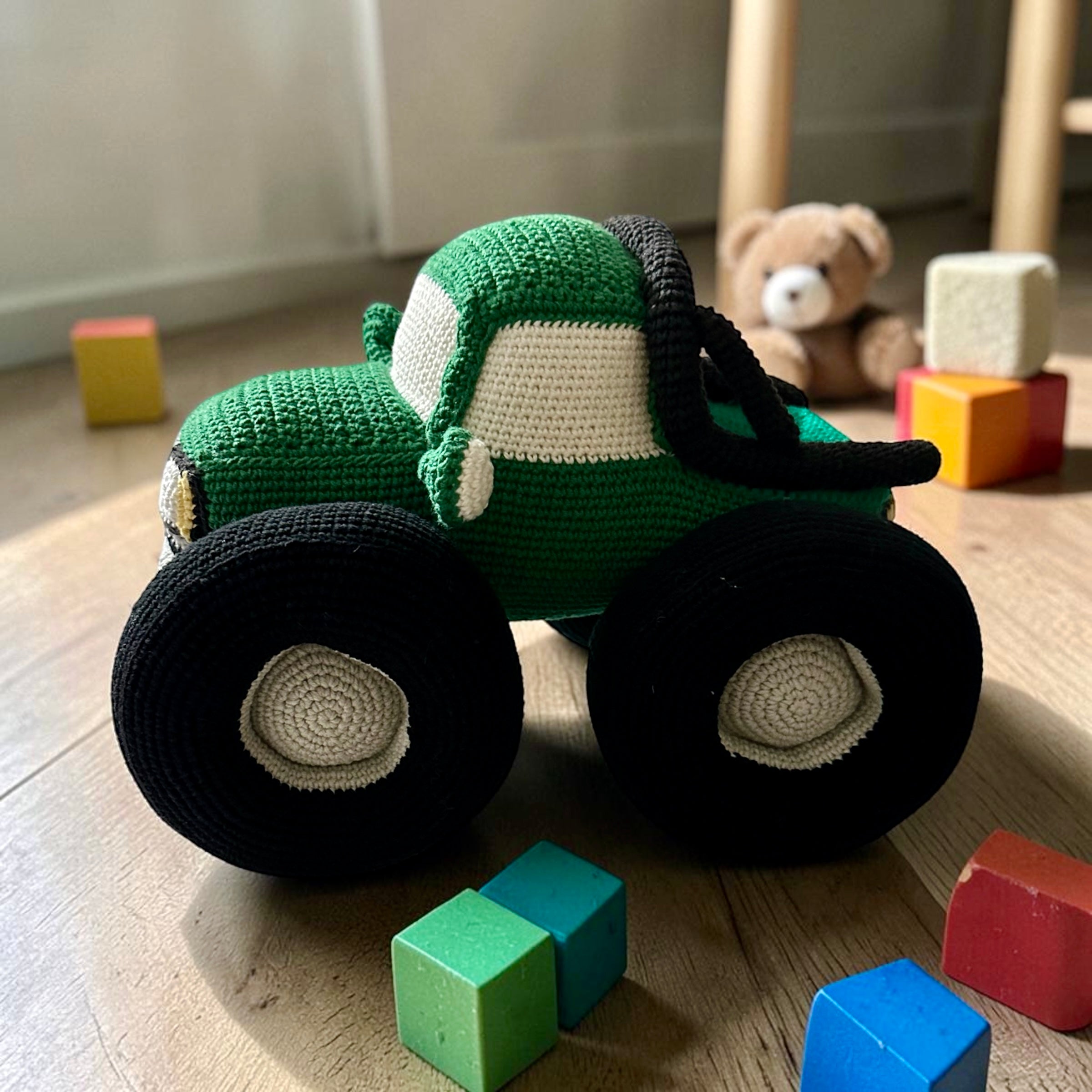 Crochet Monster Truck – Handmade Toy 🚜🧶
