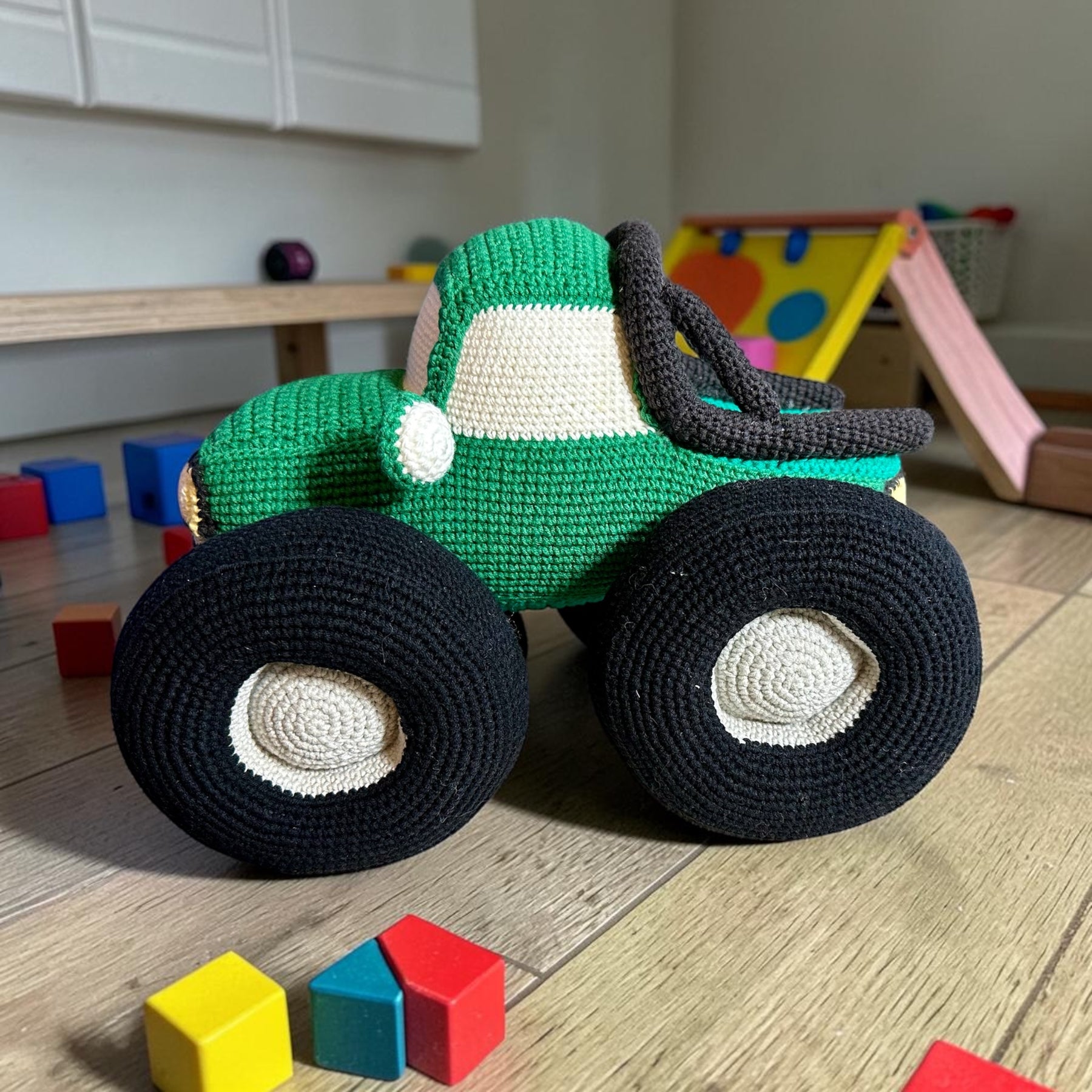 Crochet Monster Truck – Handmade Toy 🚜🧶