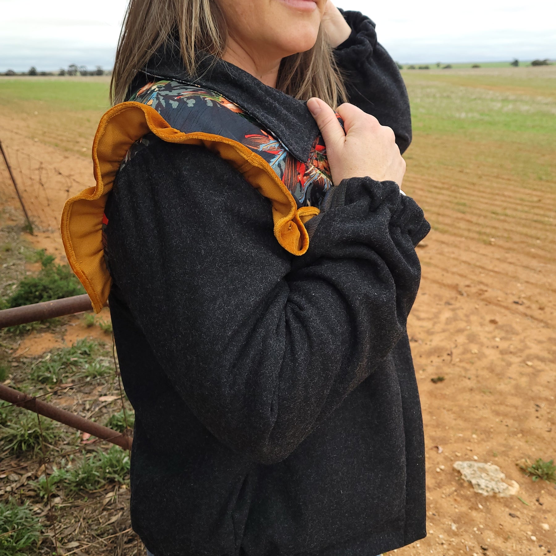Woodland After Dark - Retro Bomber jacket - L/XL