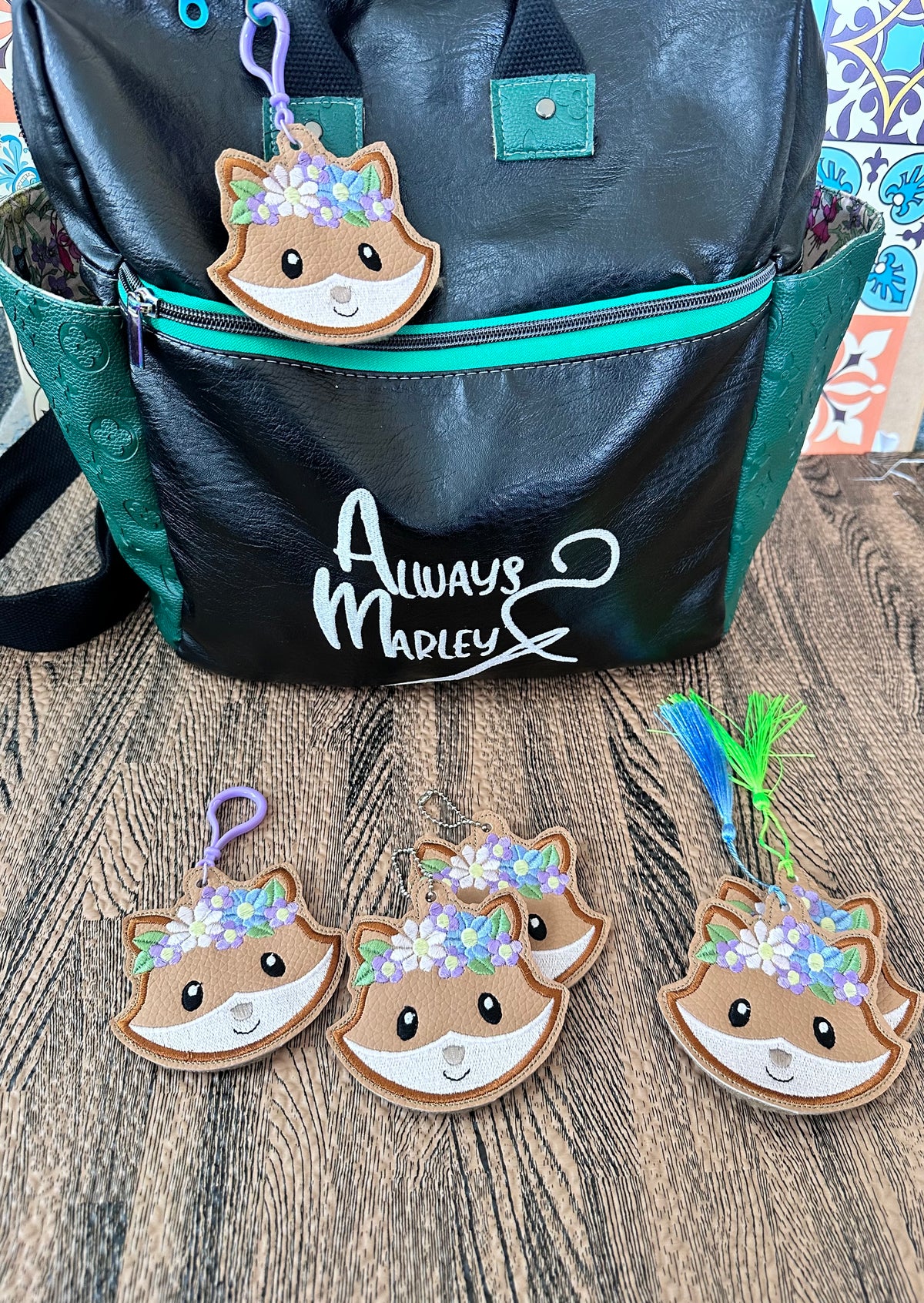 Fox bag tag/bookmark