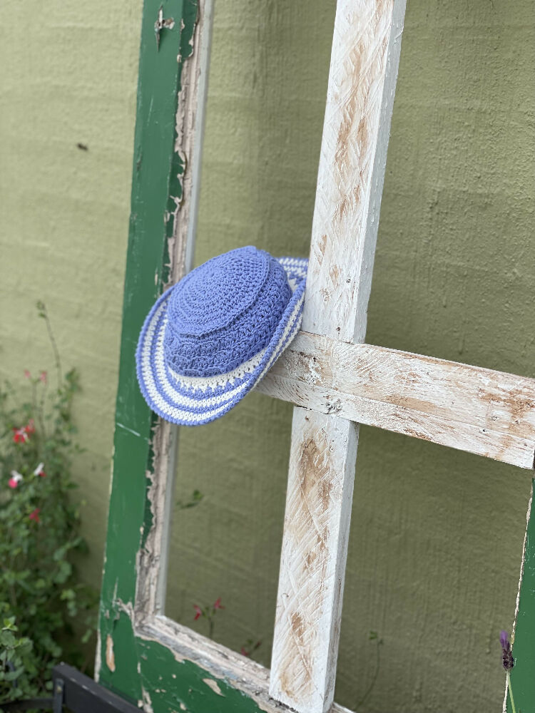 Blue & White Toddler Bucket Hat