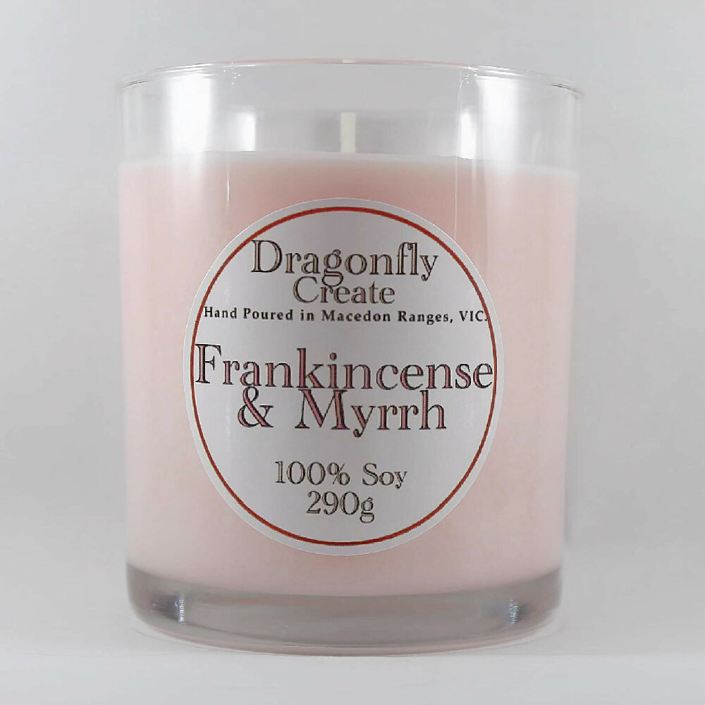 Frankincense & Myrrh | 100% Soy Wax Candle | 15/28/58 Hours