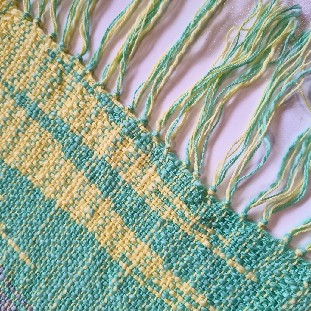 australian-artist-handmade-handwoven-green-yellow-grey-cotton-scarf-8