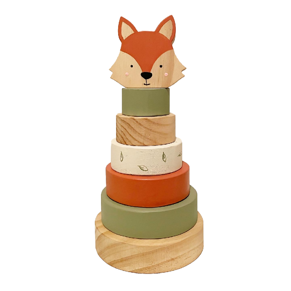 Ring stacker with Fox topper.