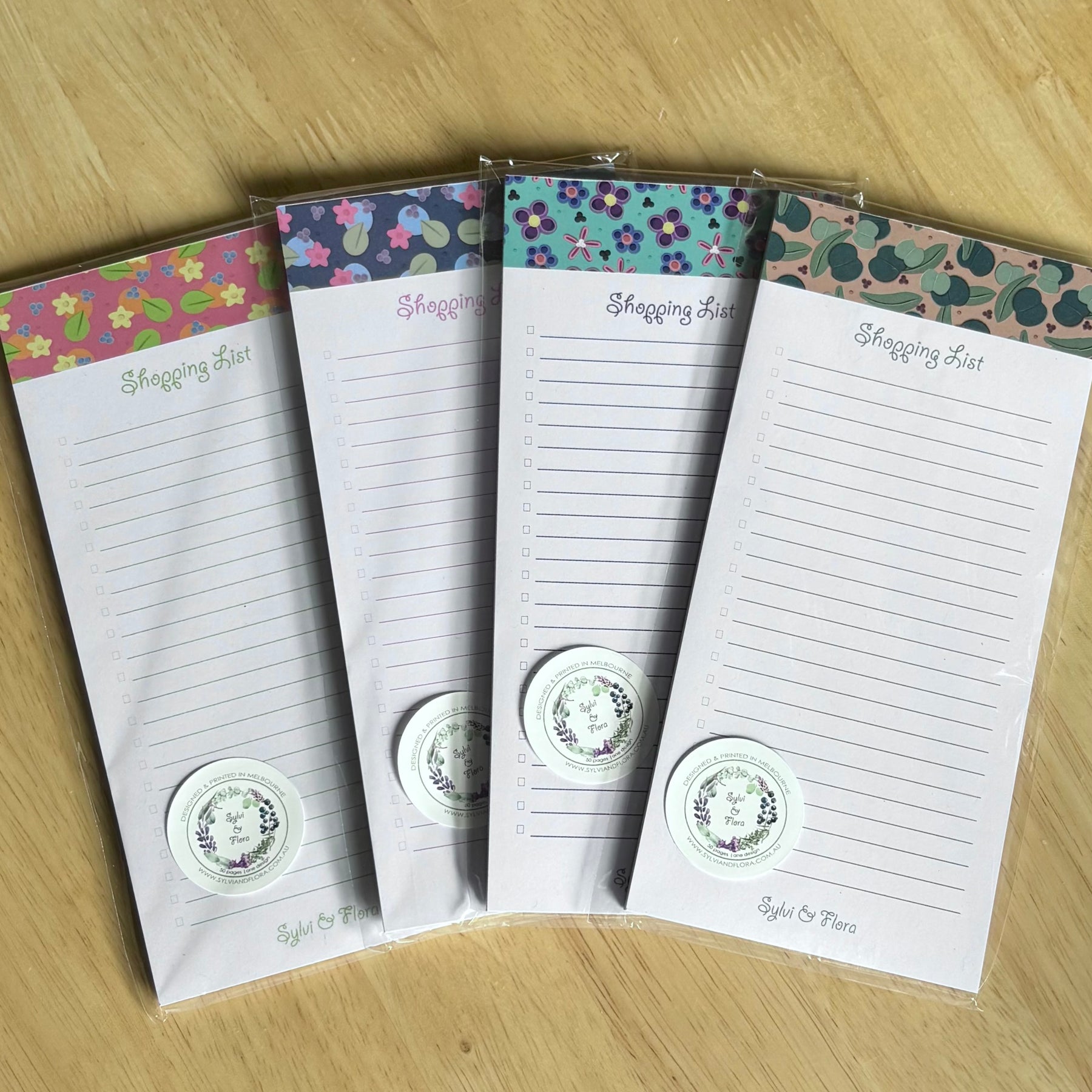 Shopping List, 4 designs