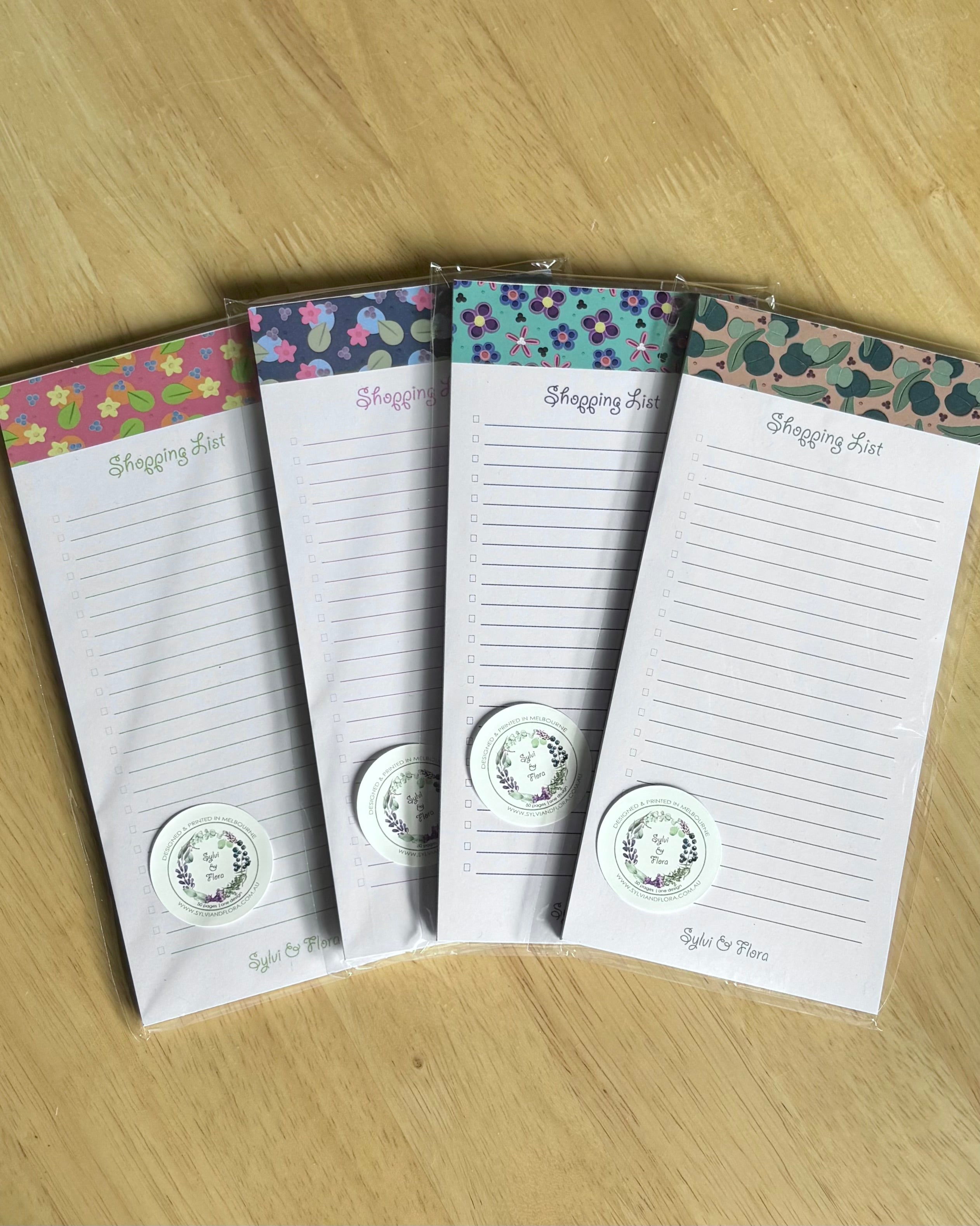 Shopping List, 4 designs