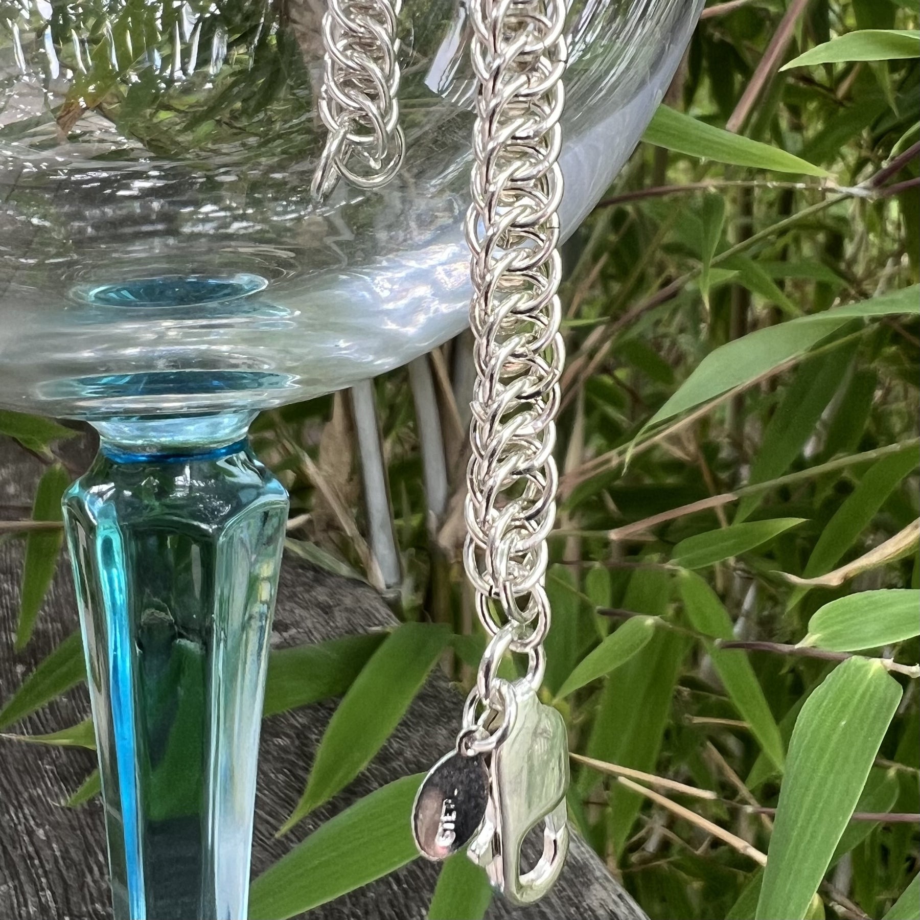 Sterling Silver Bracelet -"Snake"