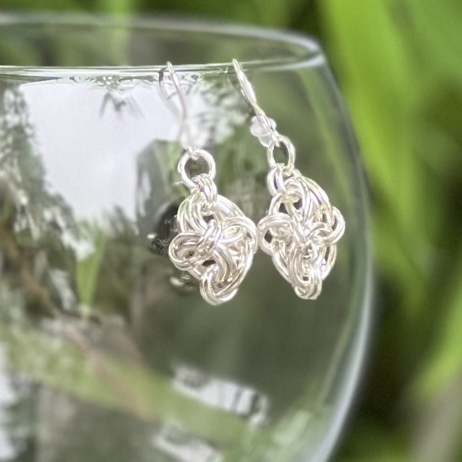 Sterling Silver Earrings "Polyhedron"