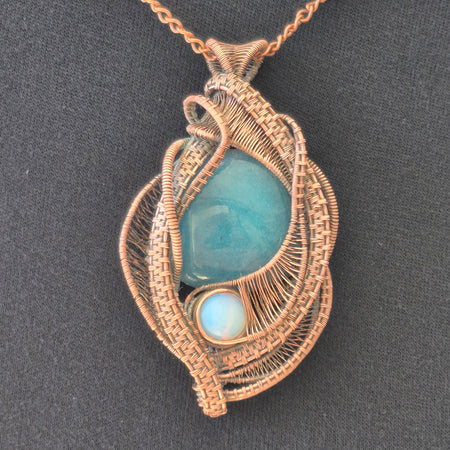 moonlight-billabong-blue-aventurine-opalite-pendant