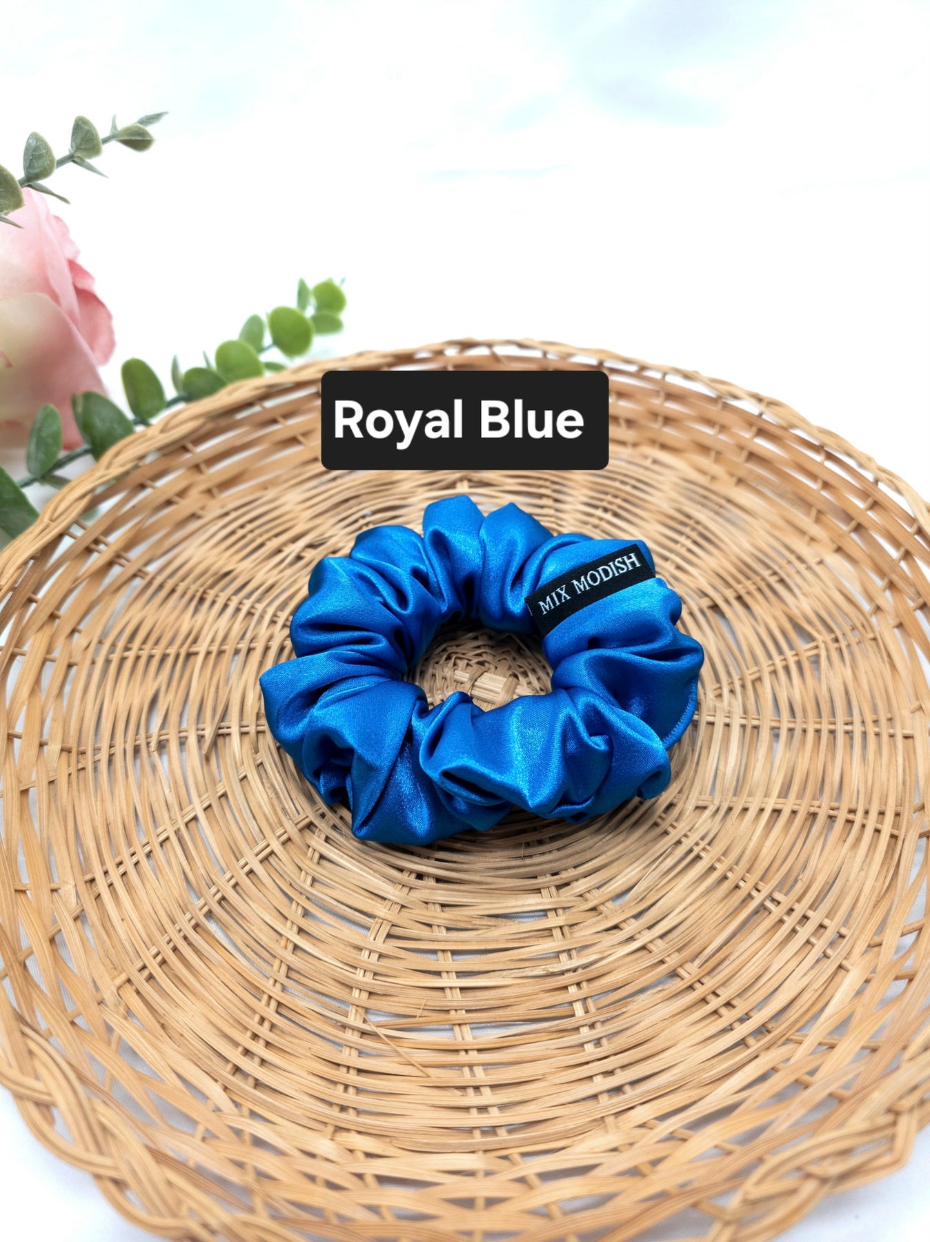 Regular Satin Scrunchies, Handmade Hair Ties, Ponytail Bands