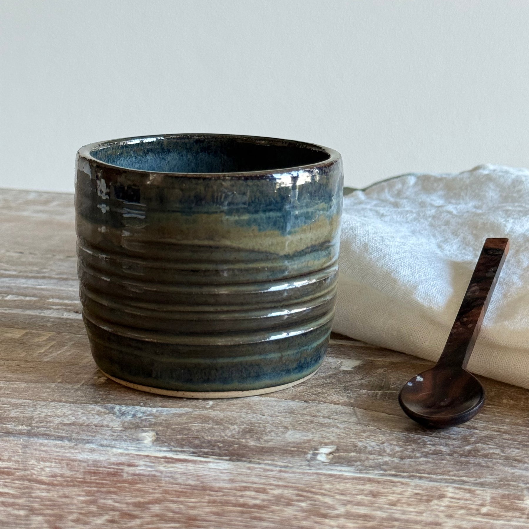 Handmade Harbour Tumbler - 220ml Pottery Coffee Tea Cup - Slow Mornings Collection