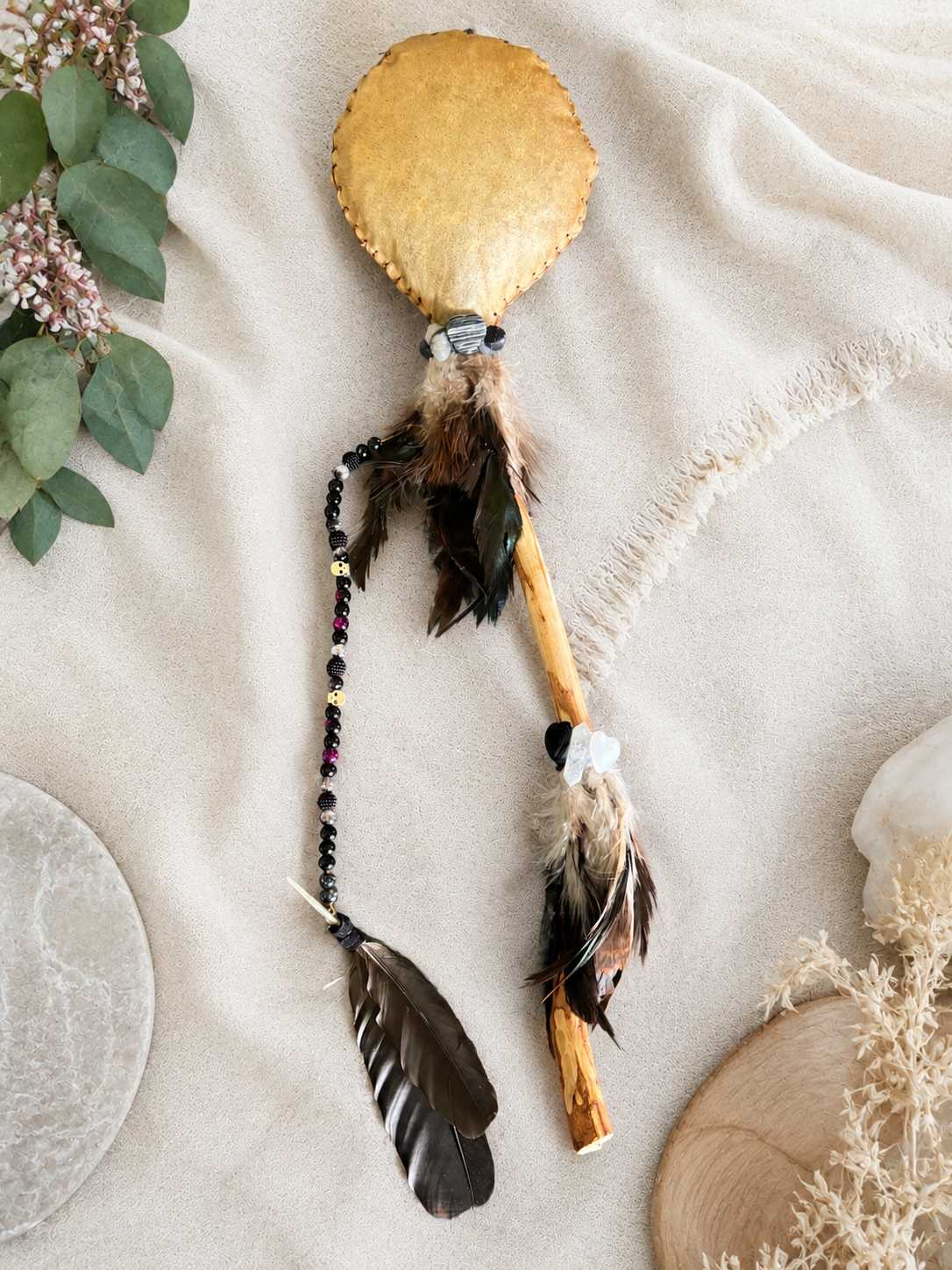 XL DEER Rattle - One of the Best! 🖤