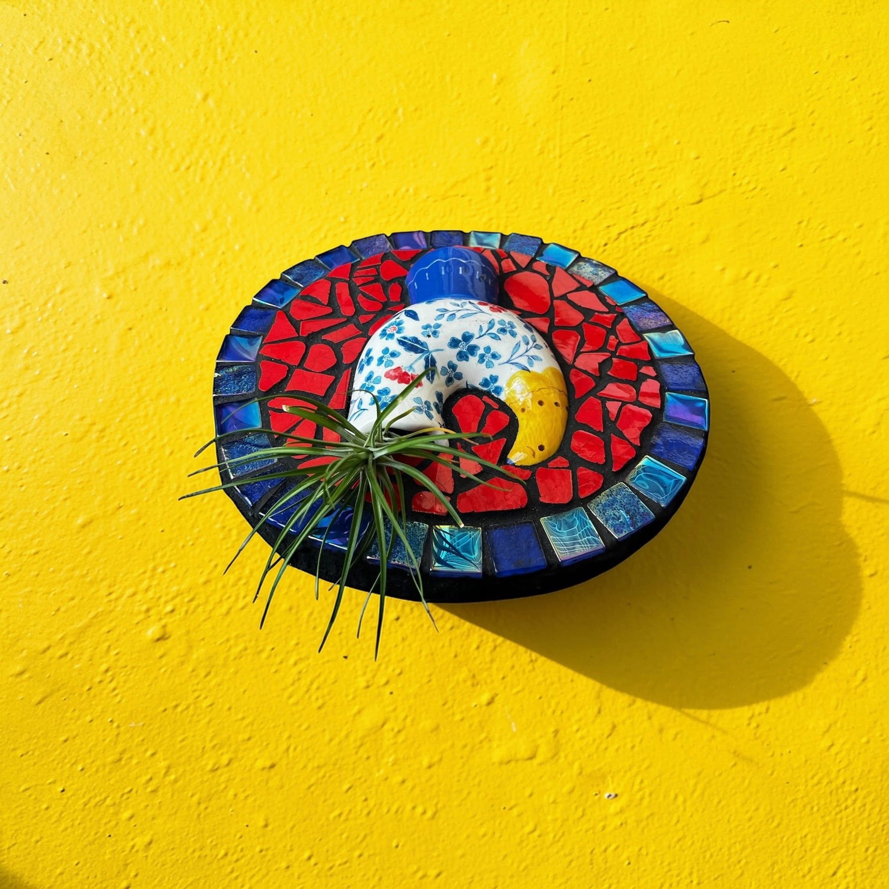 Mosaic Planter. Air Plant Included!